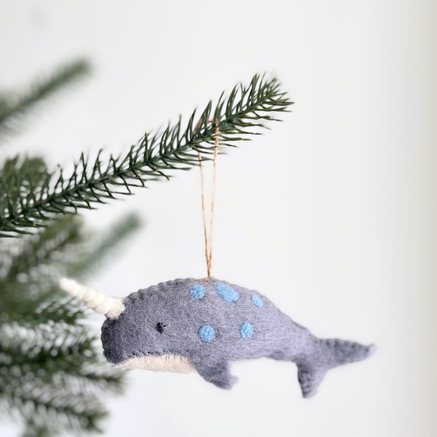 Felt Sea Animal Ornaments