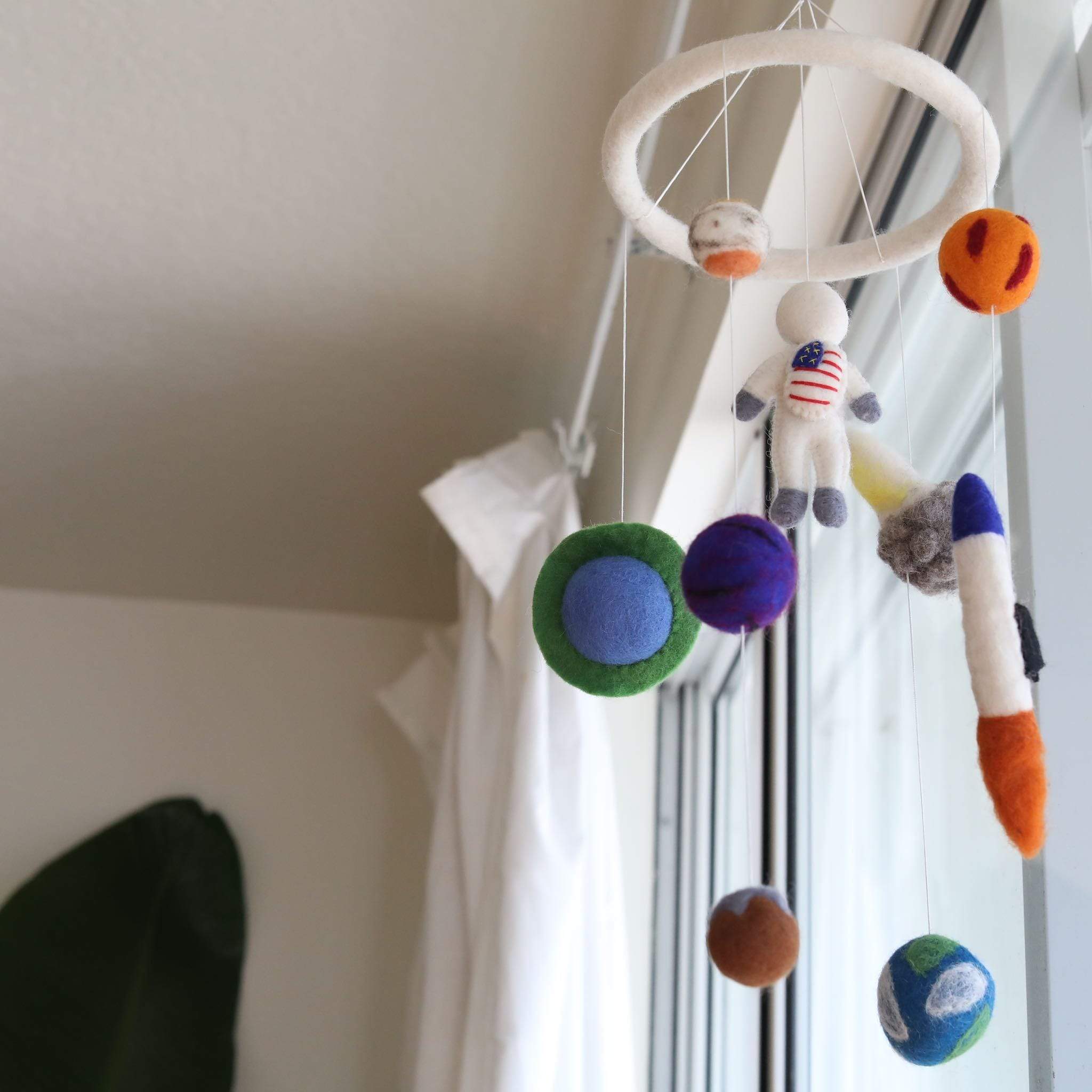 Felt Spaceman Baby Mobile