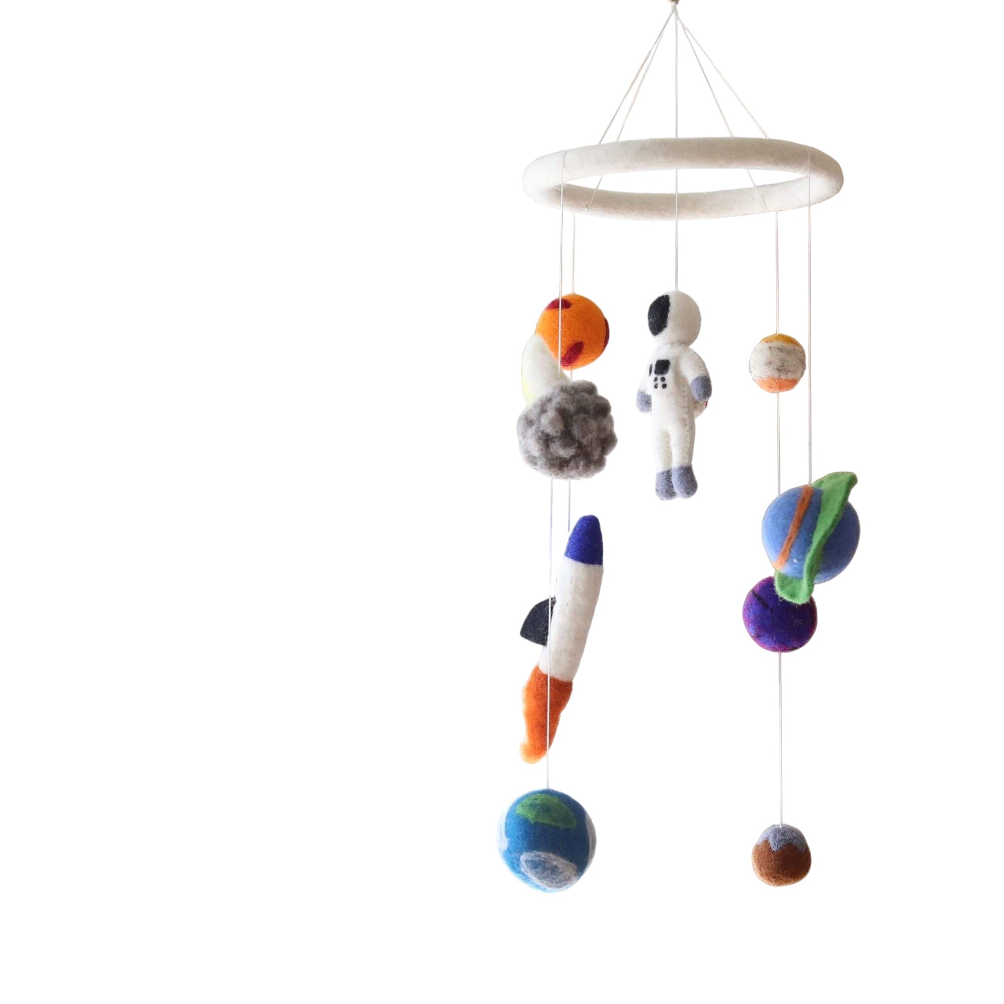 Felt Spaceman Baby Mobile
