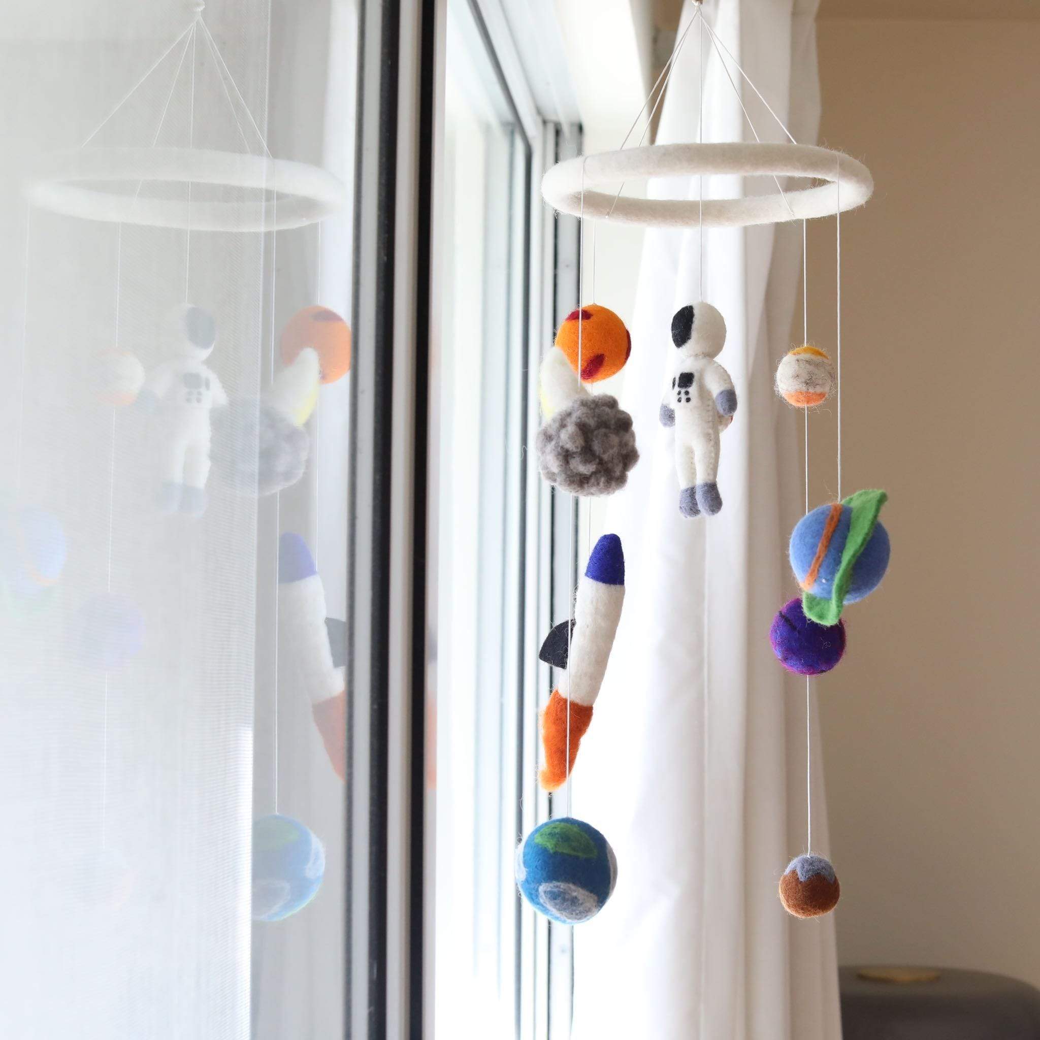 Felt Spaceman Baby Mobile