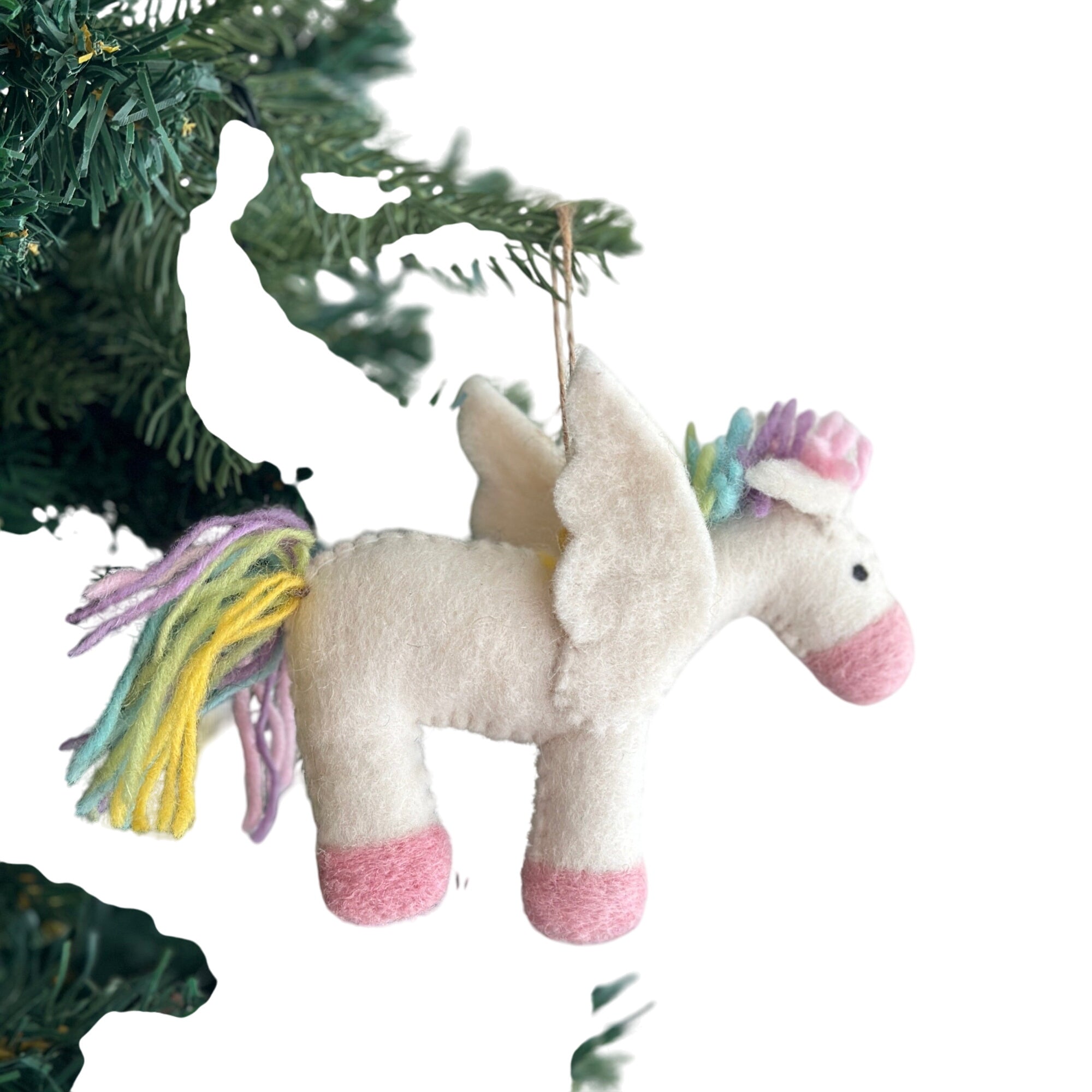 Felt Ornament - Pastel Unicorn