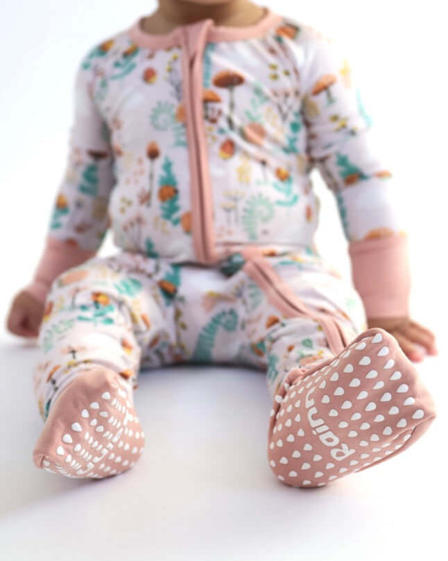 Bamboo Zipp Jammies - Fern 🌿