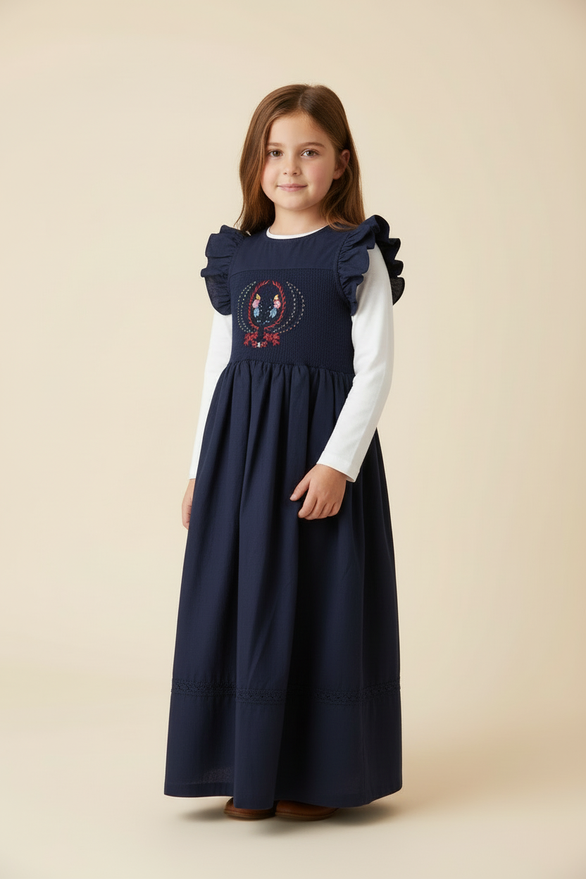 Nipoti Hand-embroidered Maxi Dress