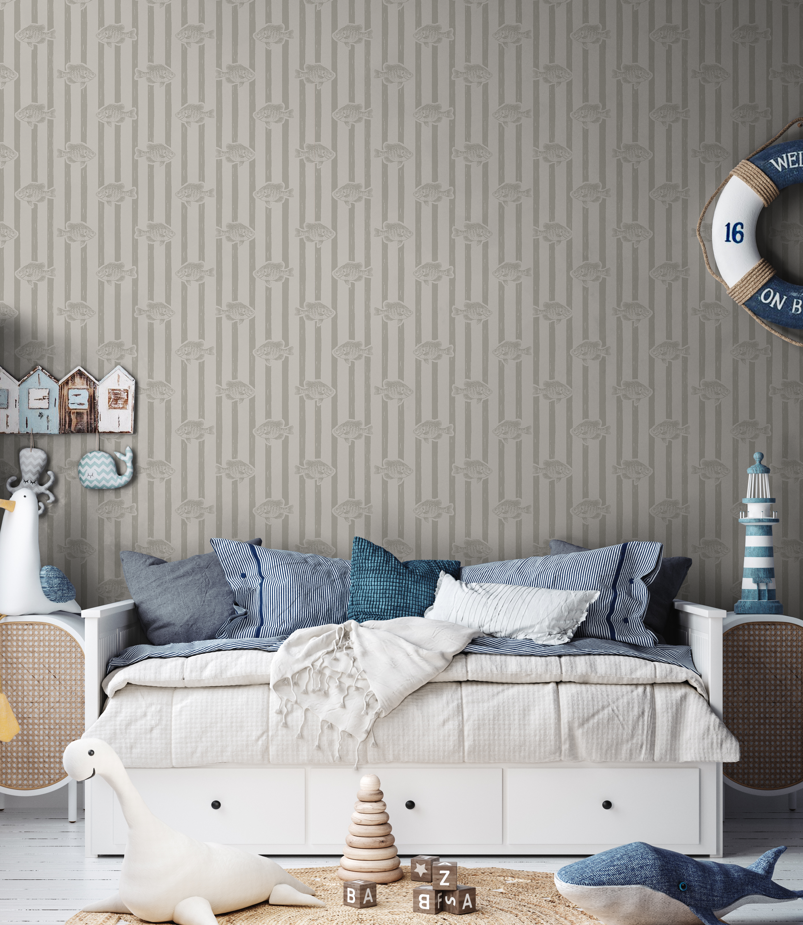 Finn Wallpaper By Kim Hallquist Designs