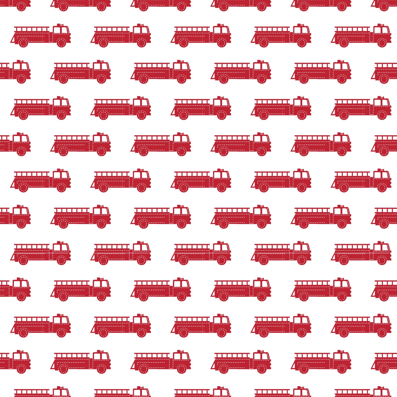 Henry Boys' Pima Cotton Shortall - Fire Truck Red