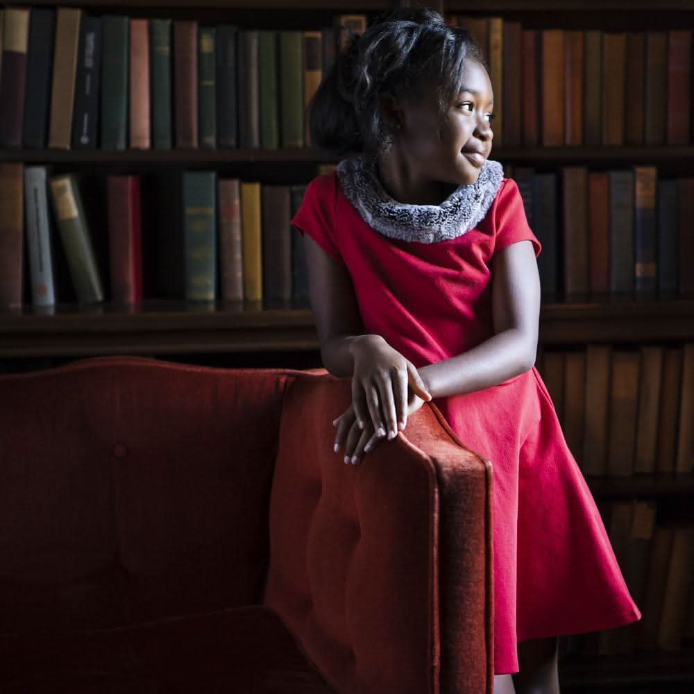 Fit And Flare Ponte Dress With Faux Fur - Baby