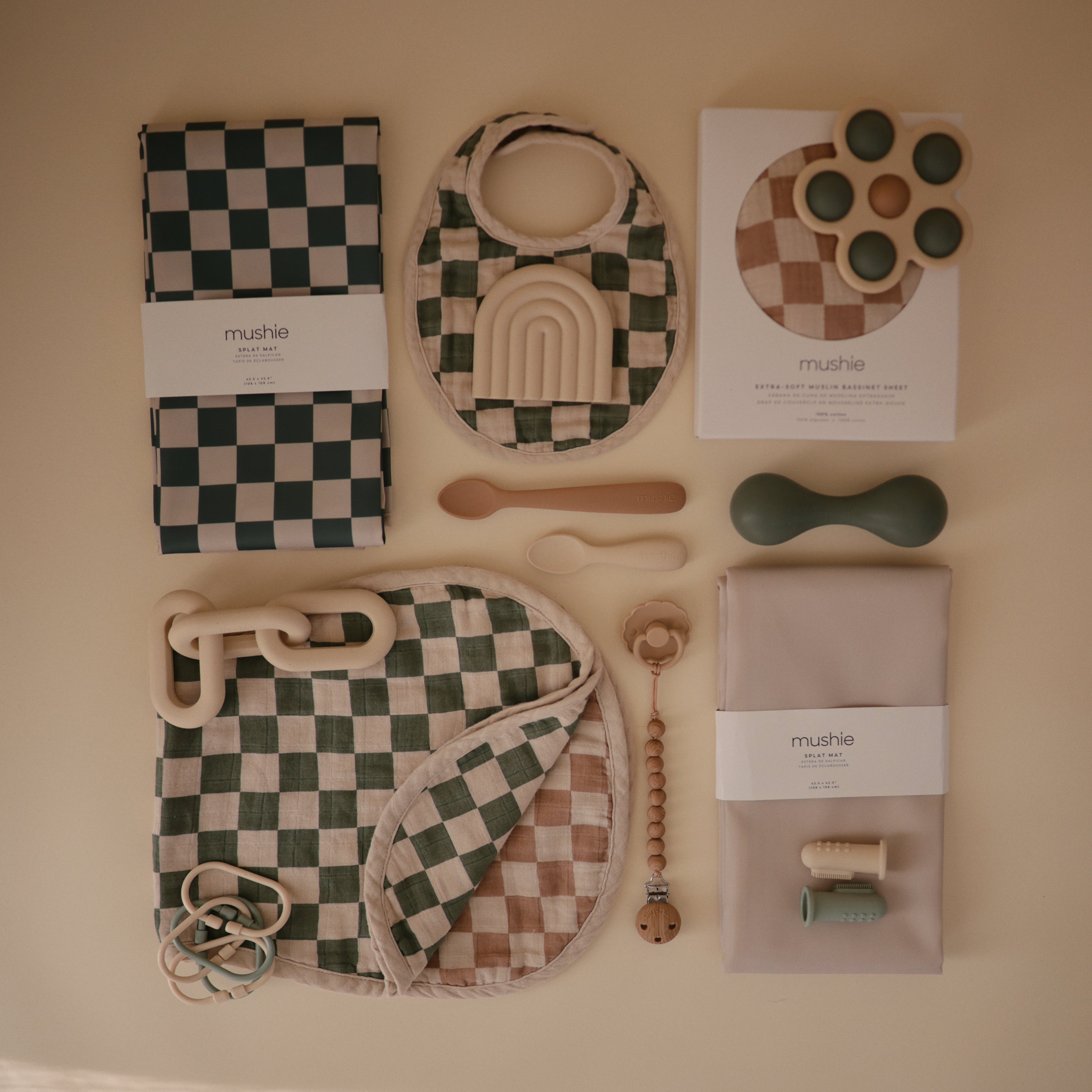 Organic Cotton Muslin Burp Cloth 2-pack