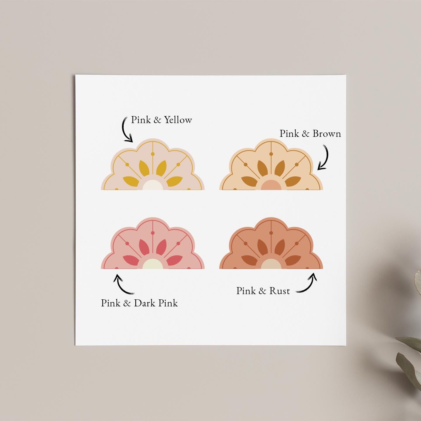 Fleur Scallop Wall Decal