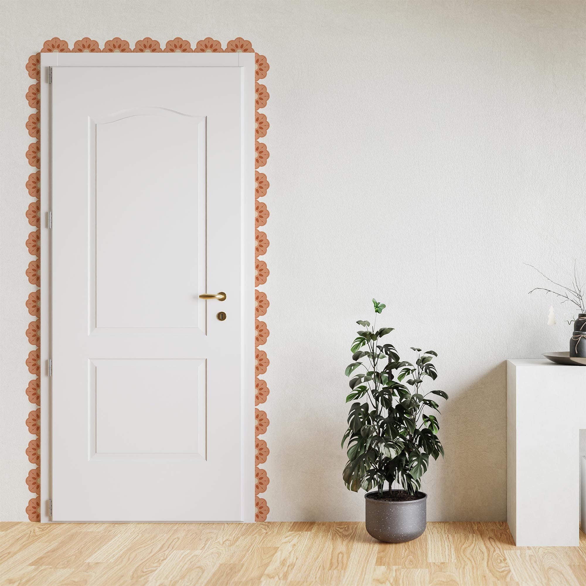 Fleur Scallop Wall Decal