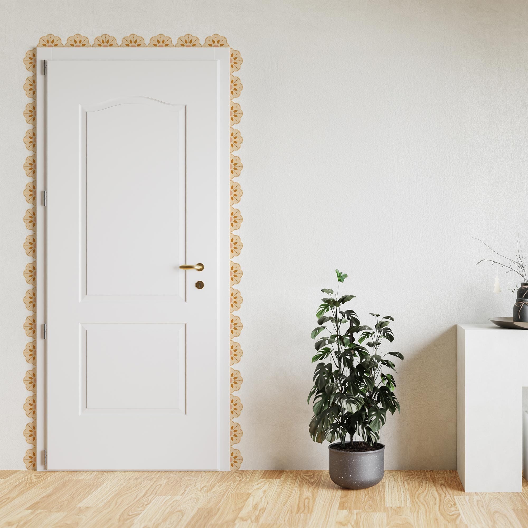 Fleur Scallop Wall Decal