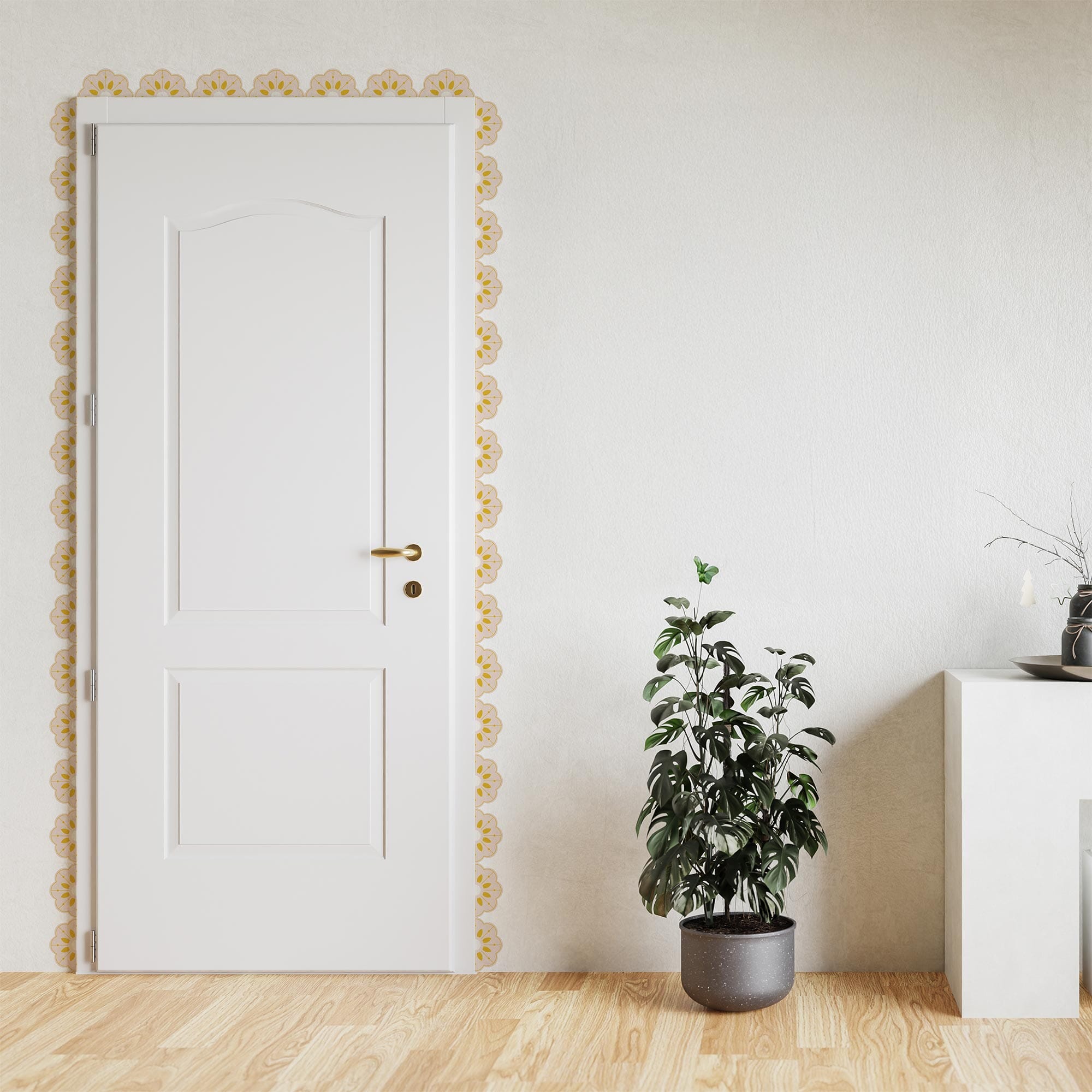 Fleur Scallop Wall Decal