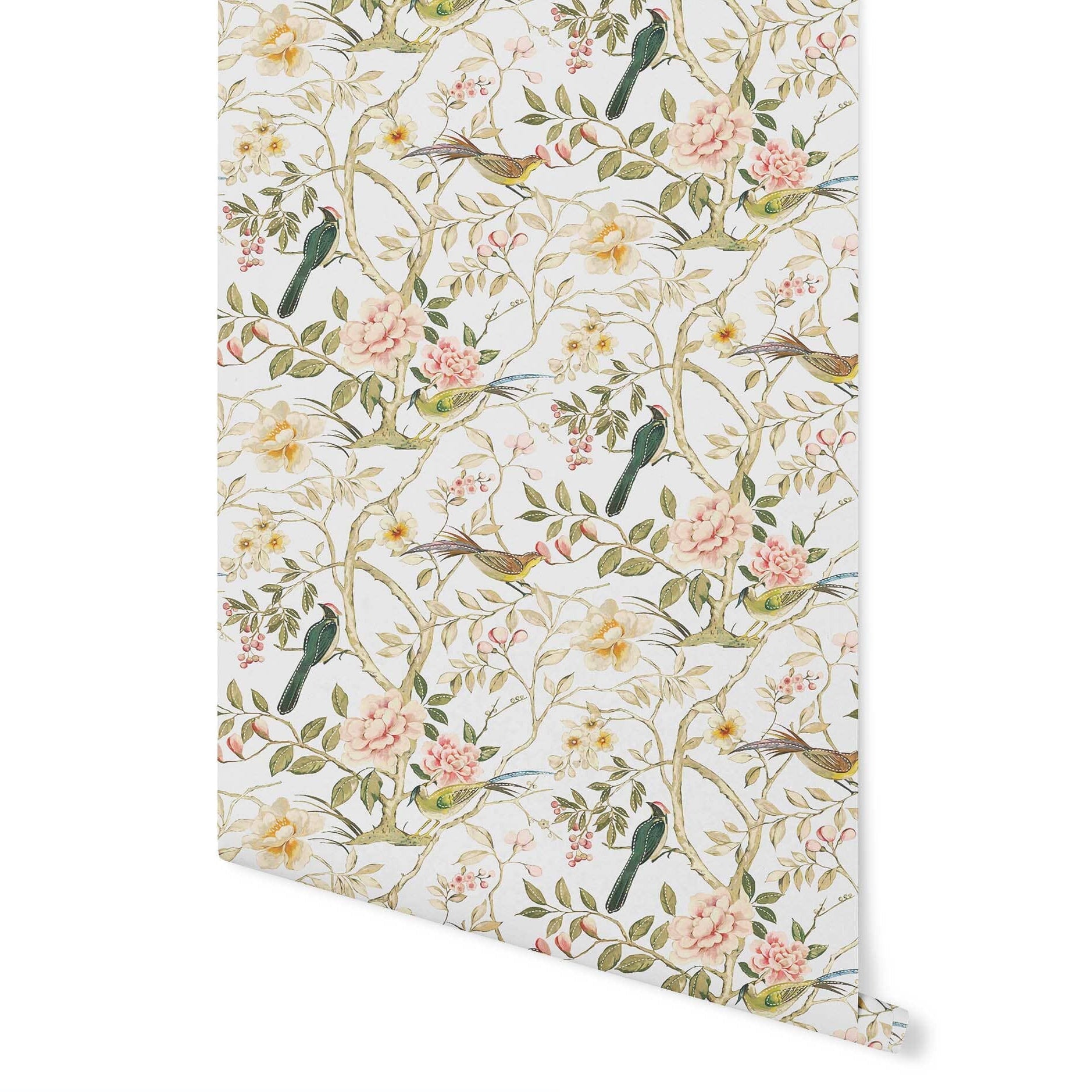 Flora Bird Wallpaper