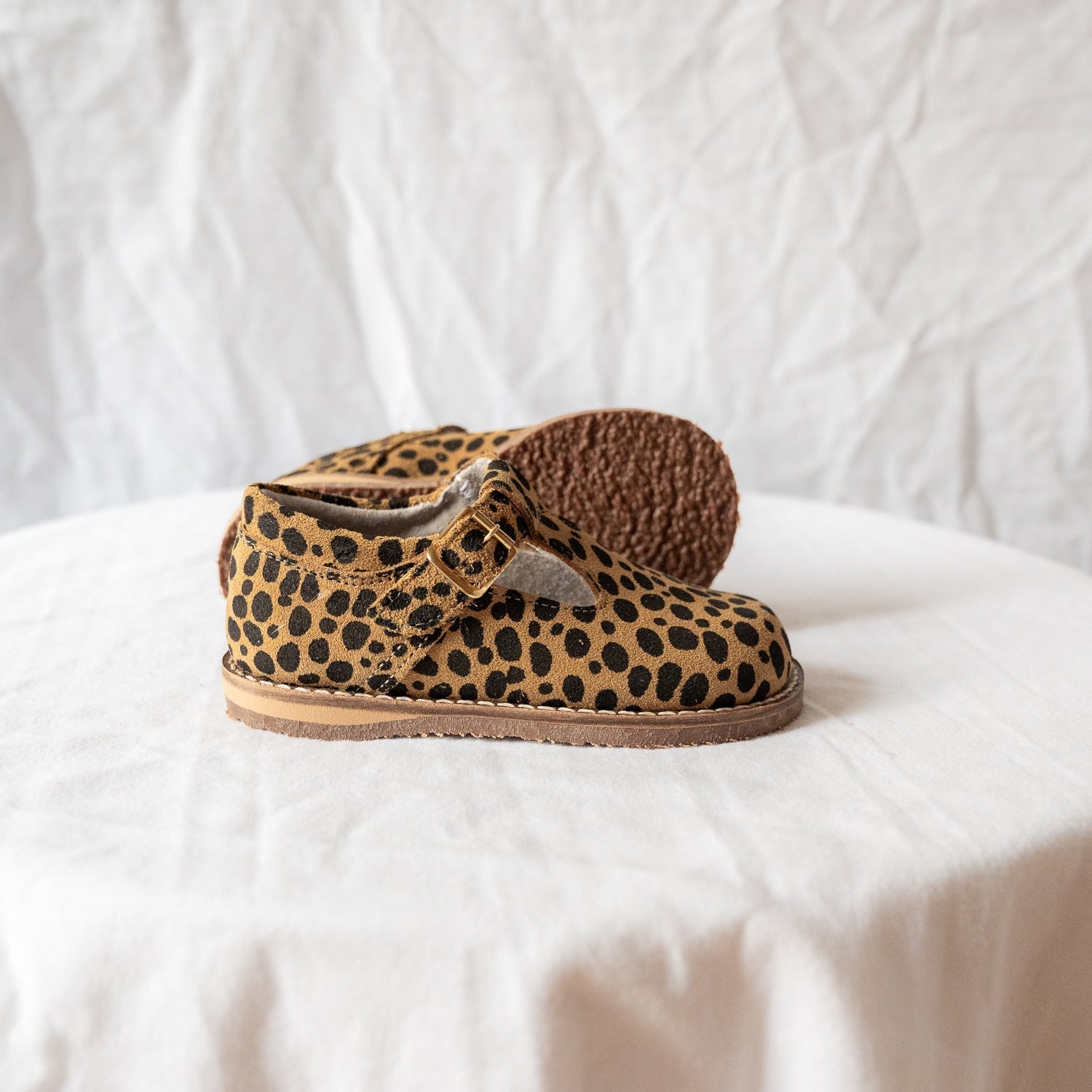 Flora T-strap - Cheetah