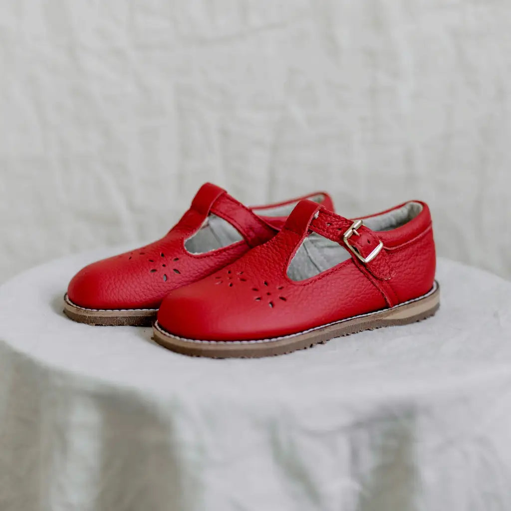 Flora T-strap - Red