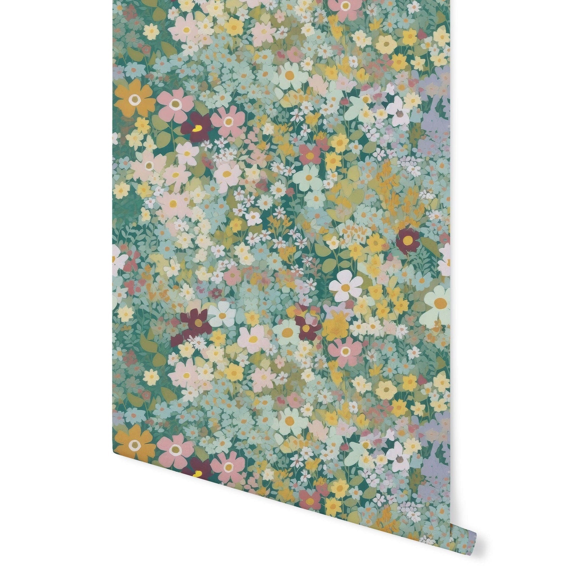 Floral Kaleidoscope Wallpaper