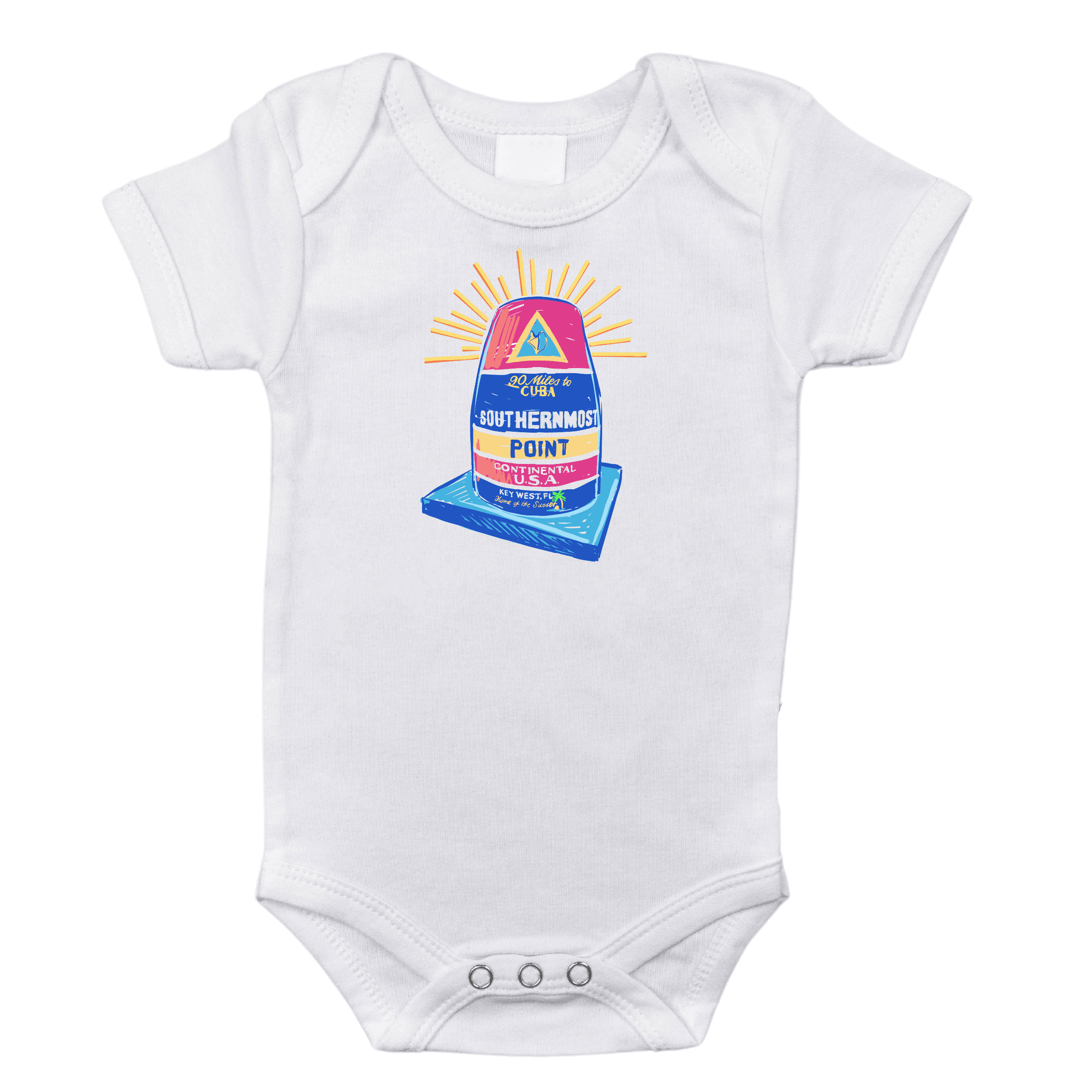 Florida Key West Baby Onesie