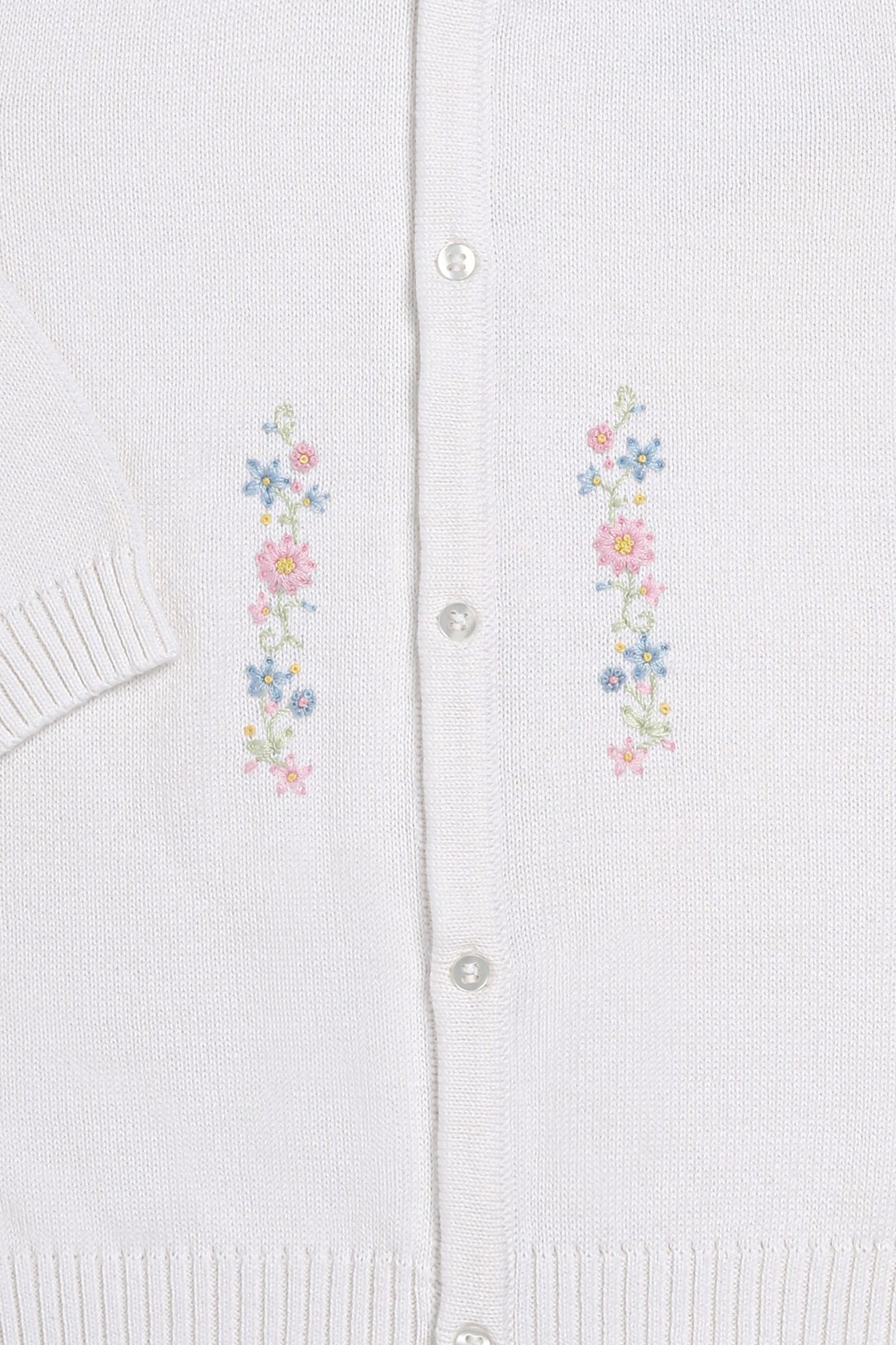 Flowers Knit Cardigan