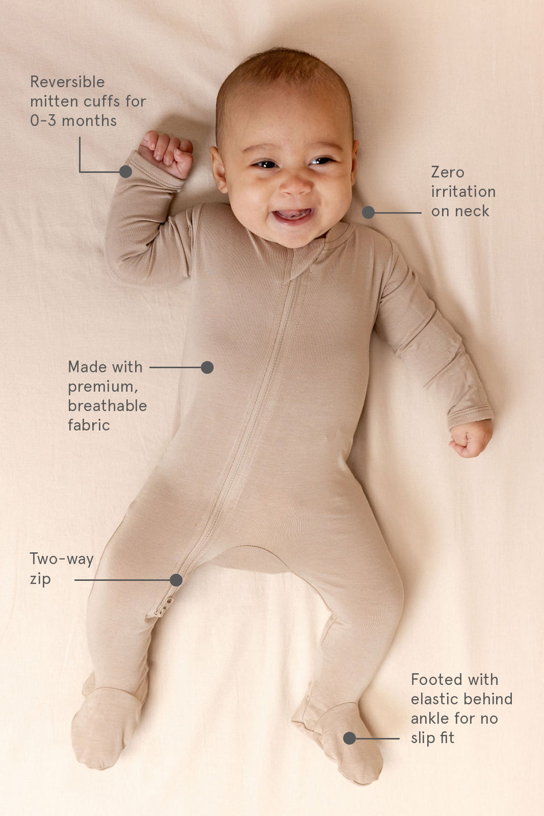 Sparrow - Cloudblend™ Footed Pajamas