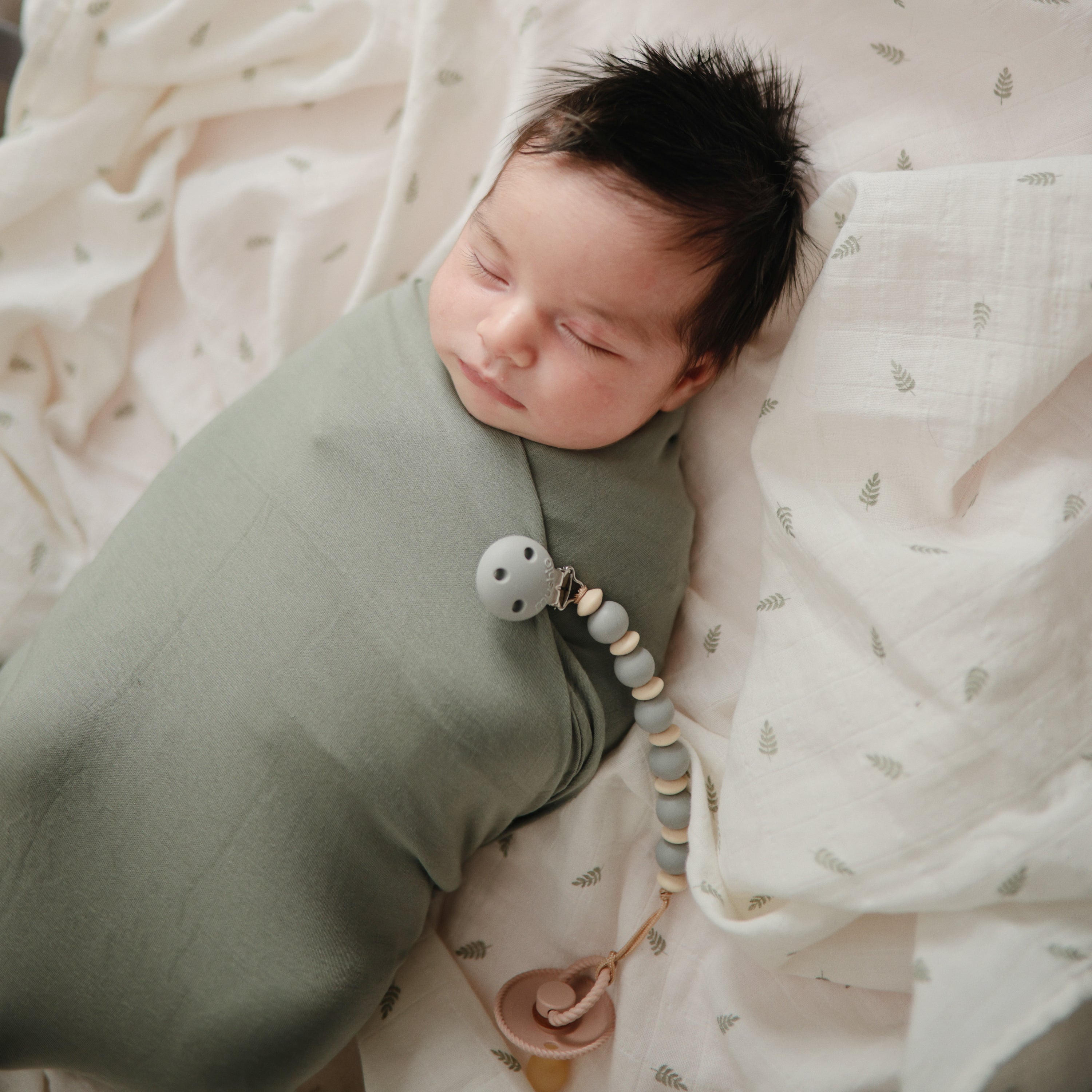 Frigg Rope Natural Rubber Pacifier 2-pack