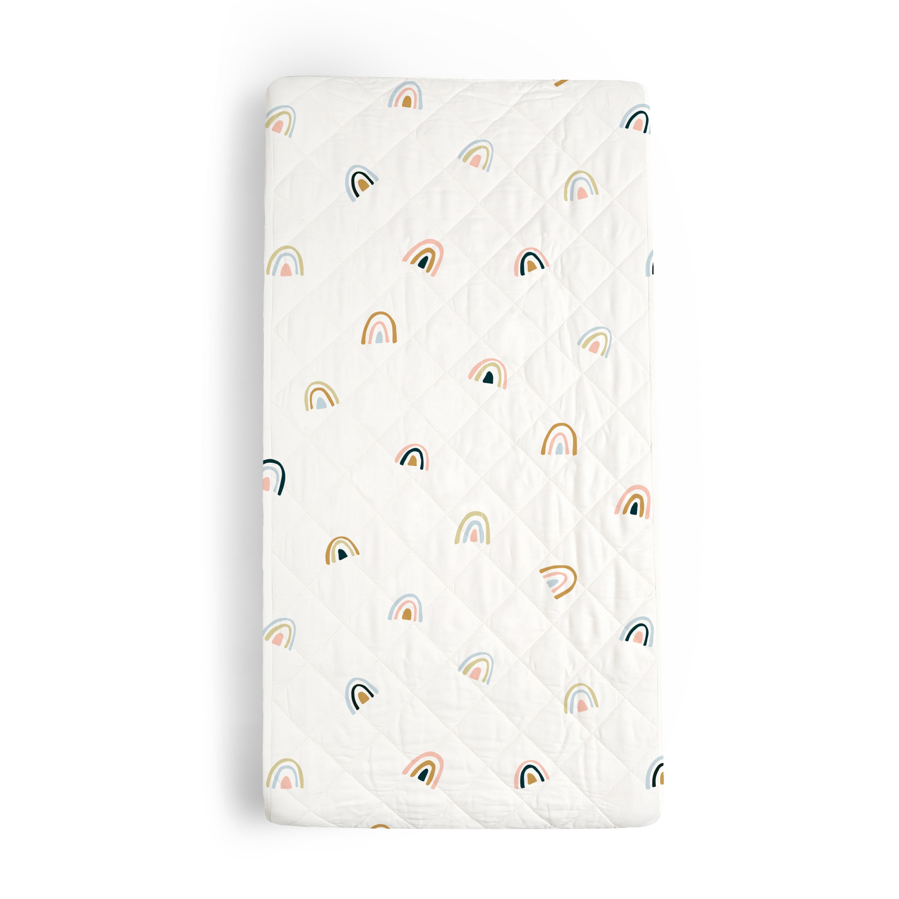 Organic Cotton Changing Pad Cover - Rainbow
