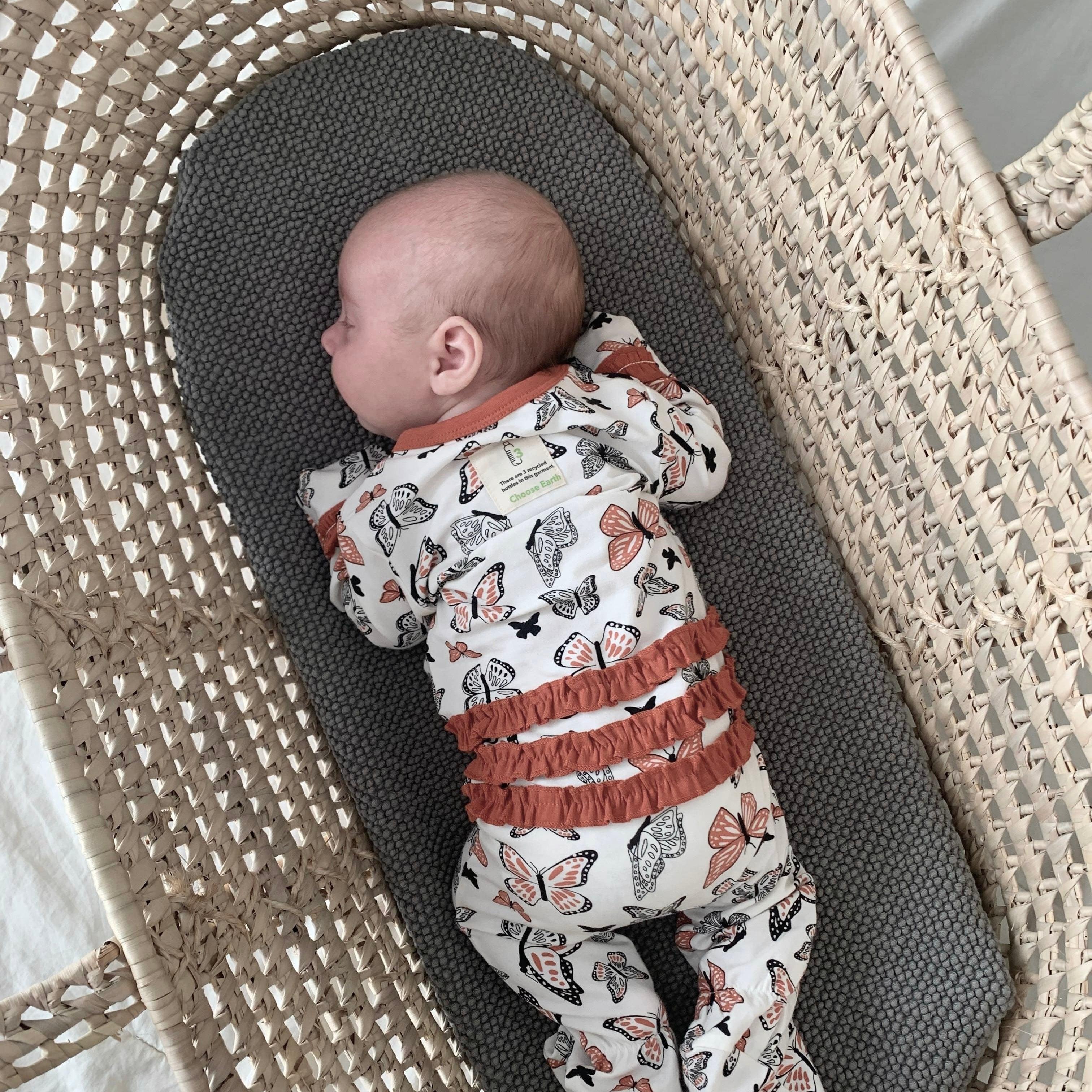 Monarch Ruffle Footie