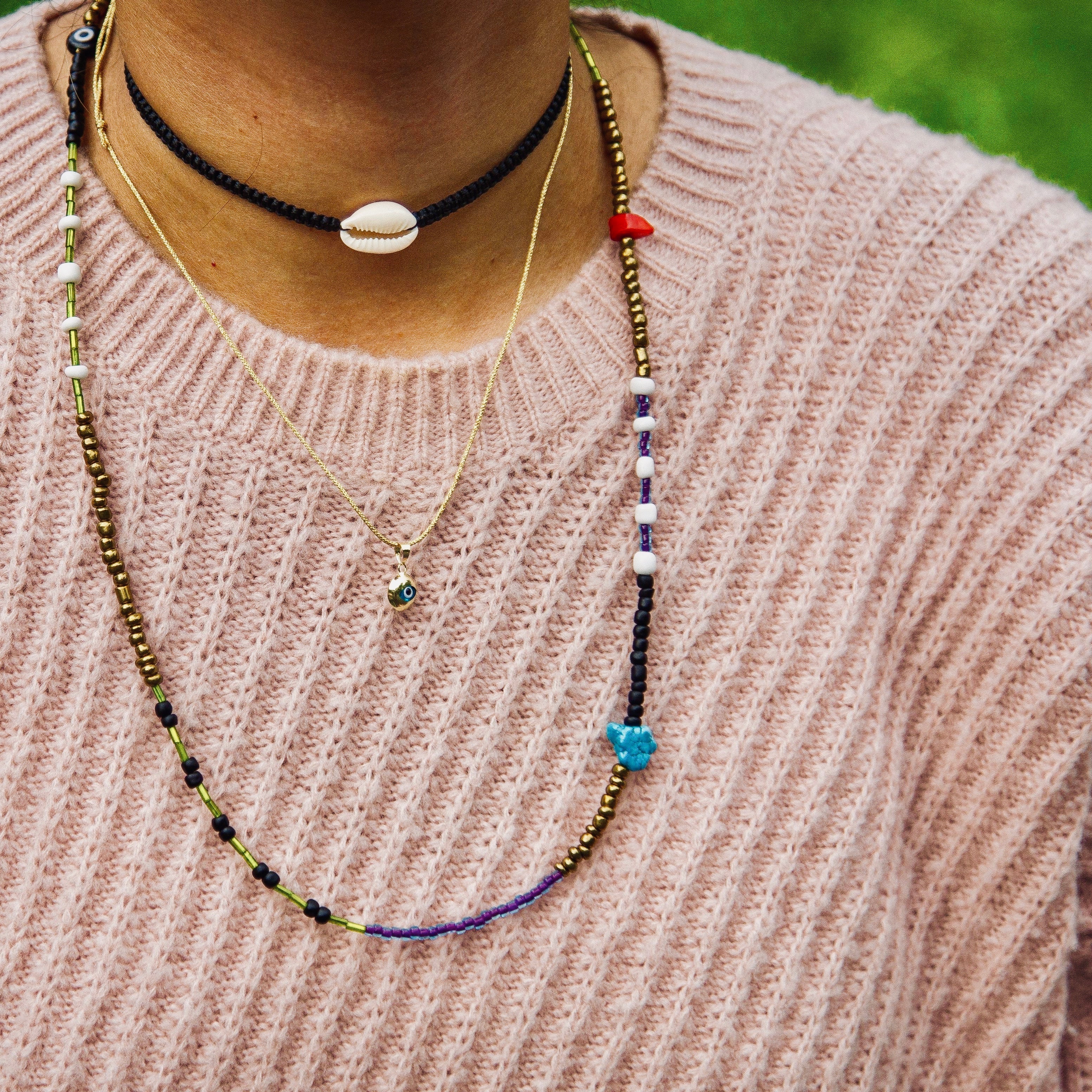 Evil Eye Gold Necklace