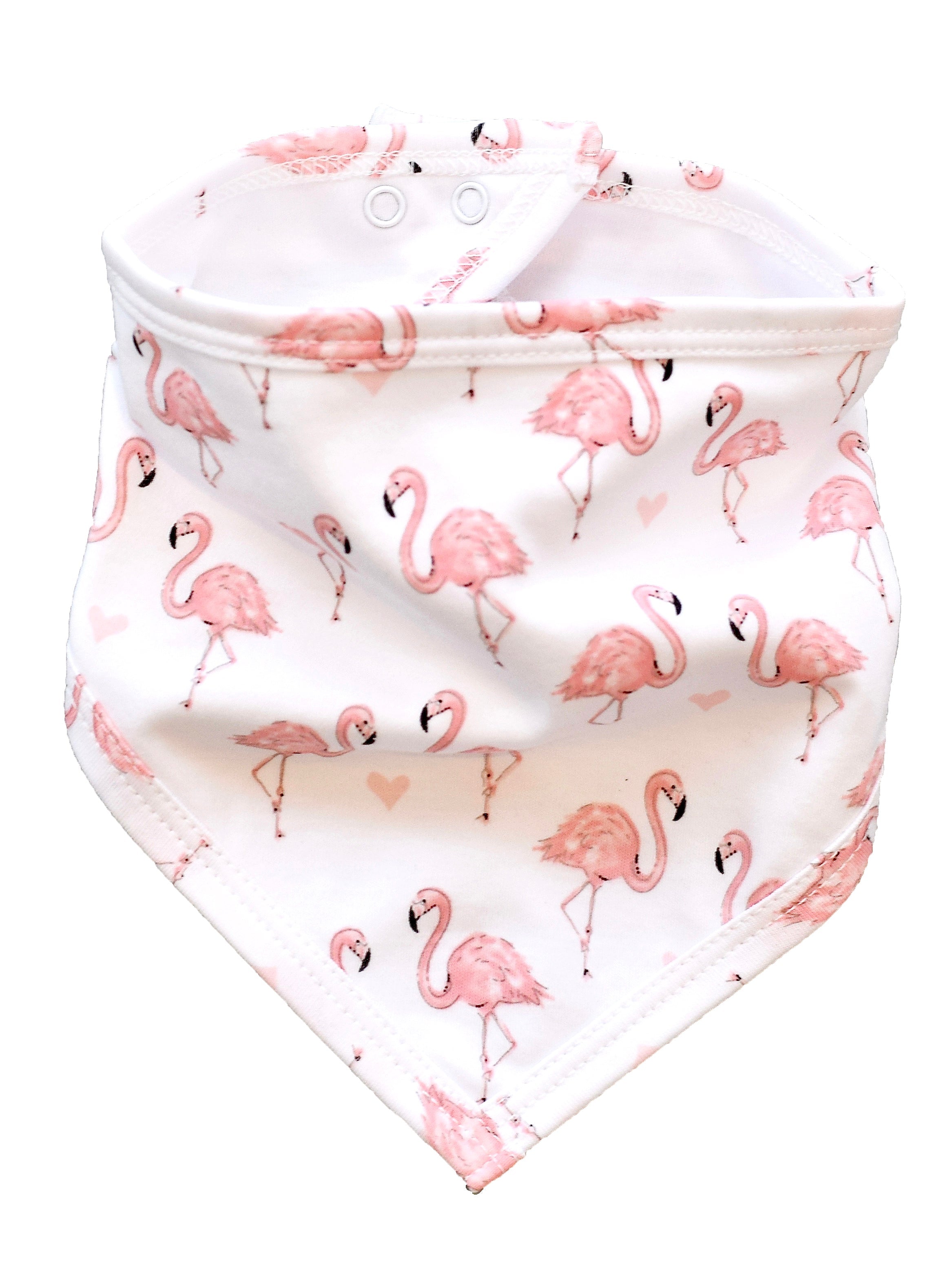 Pink Flamingo Bandana Bib