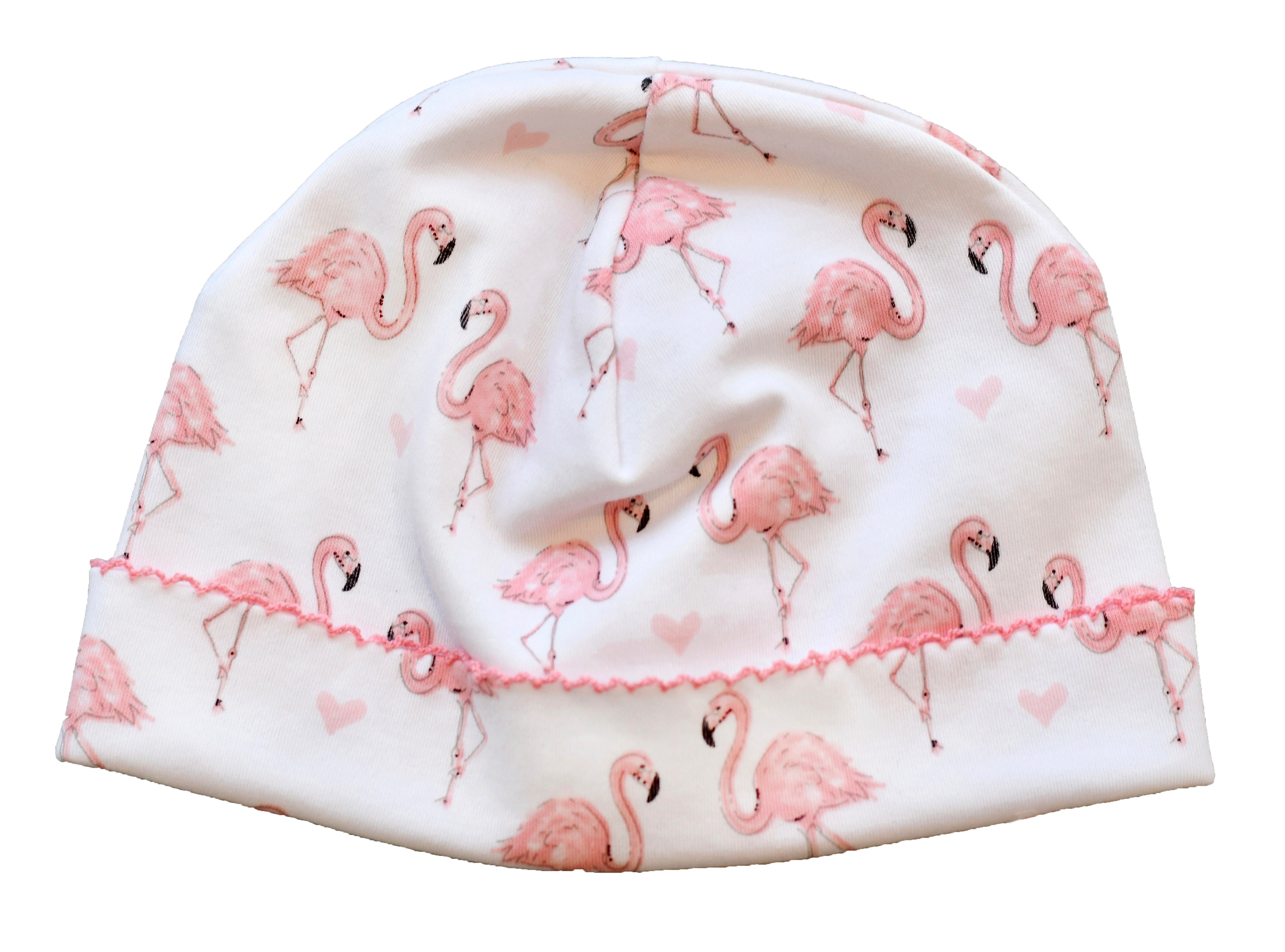 Pink Flamingo Newborn Hat