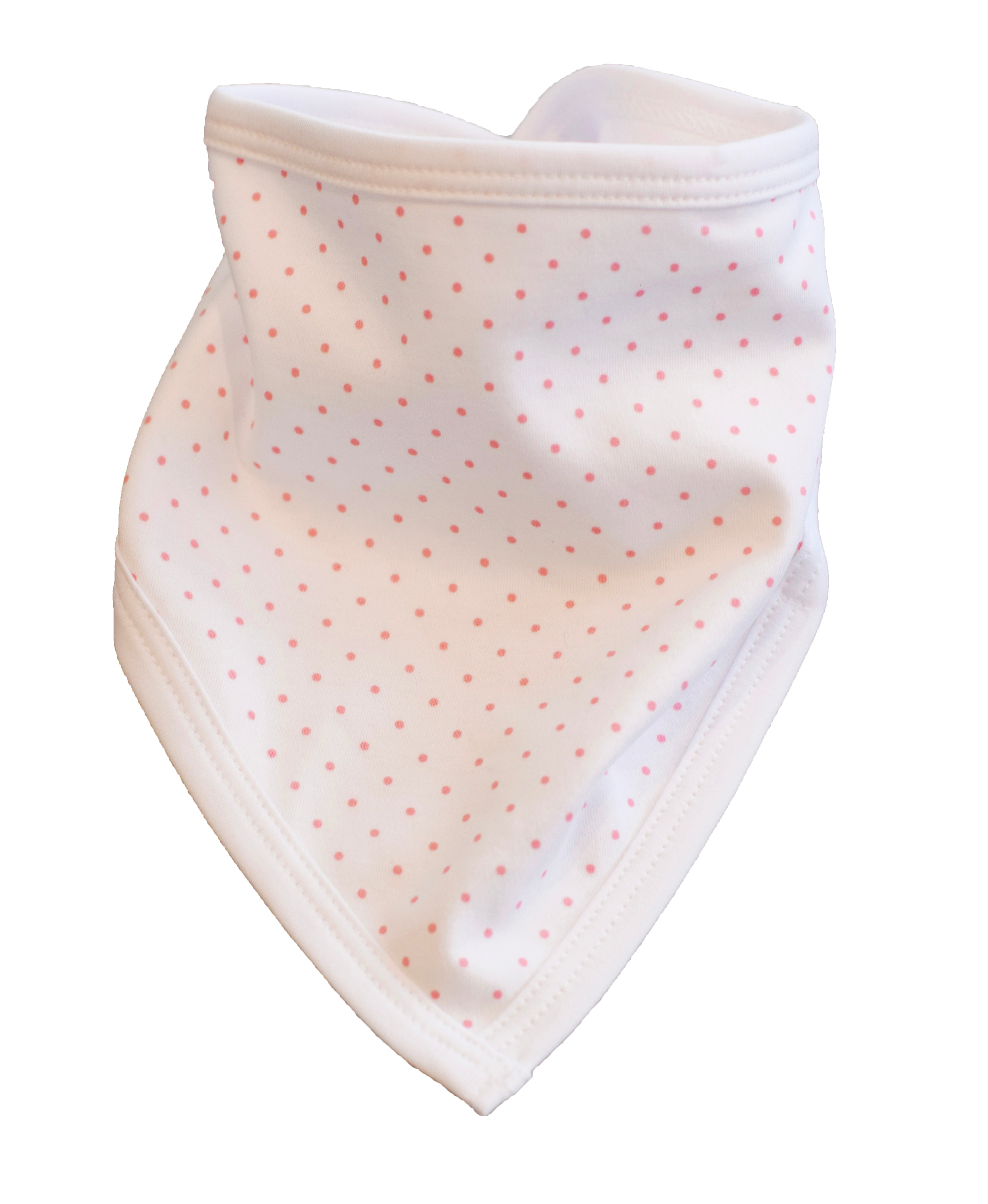 Pink Lemonade Polka Dot Bandana Bib