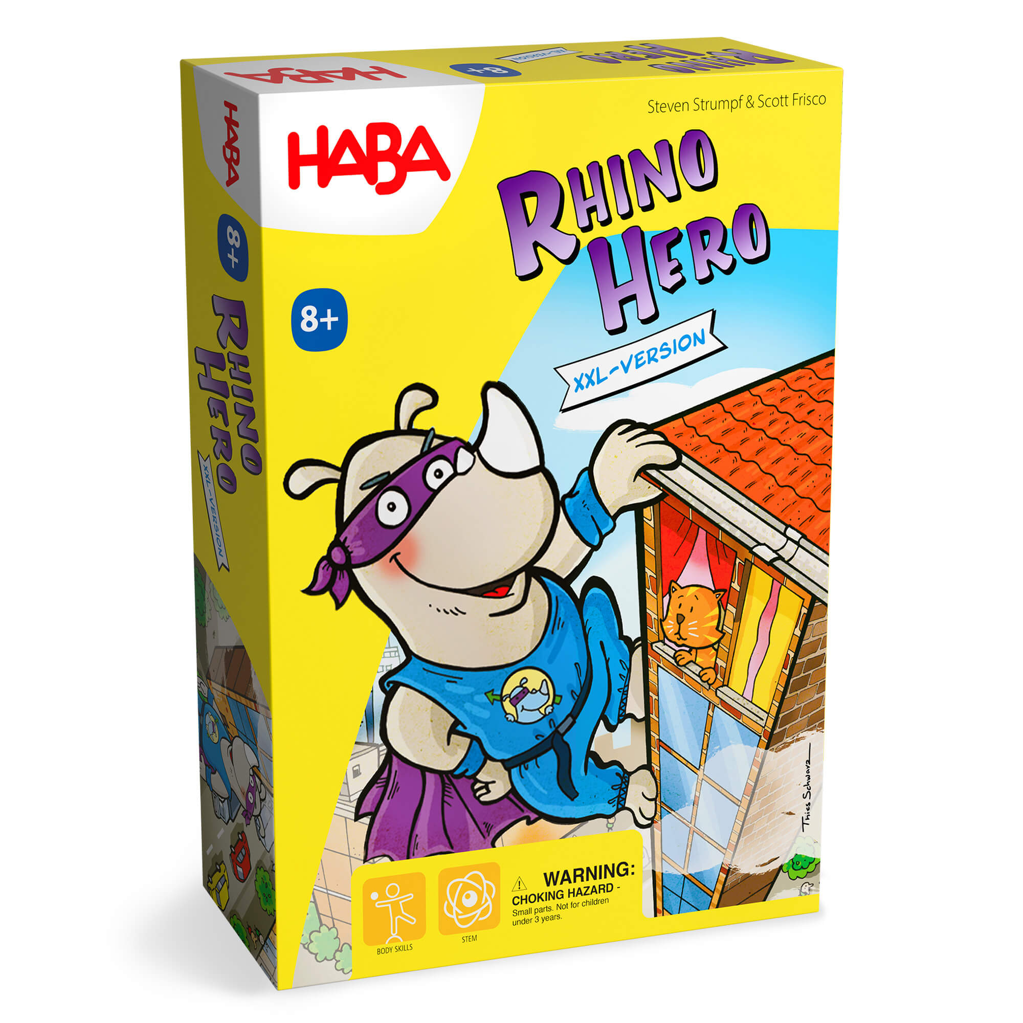 Giant Rhino Hero Xxl Stacking Cards Game