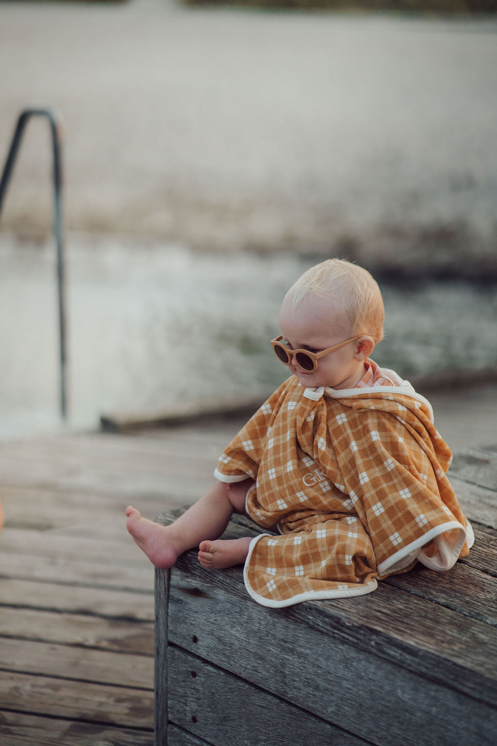 Bathing Towel Poncho | Organic Cotton - Buckwheat