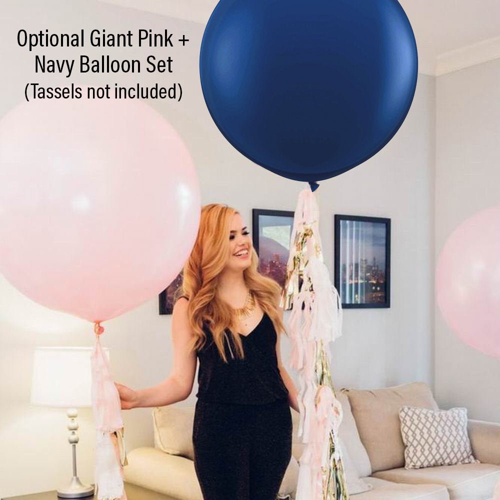 Rose Gold & Navy Balloon Garland Kit