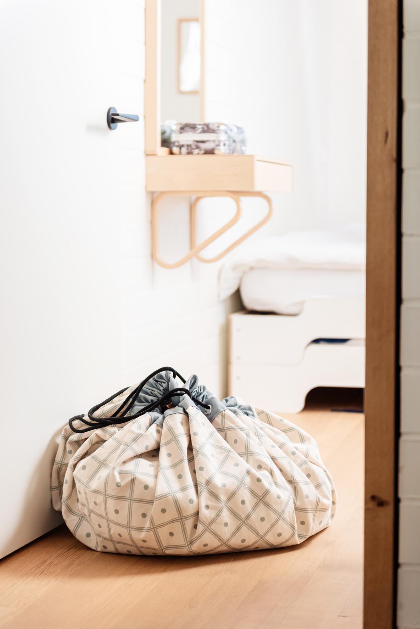 Geo Green Toy Storage Bag