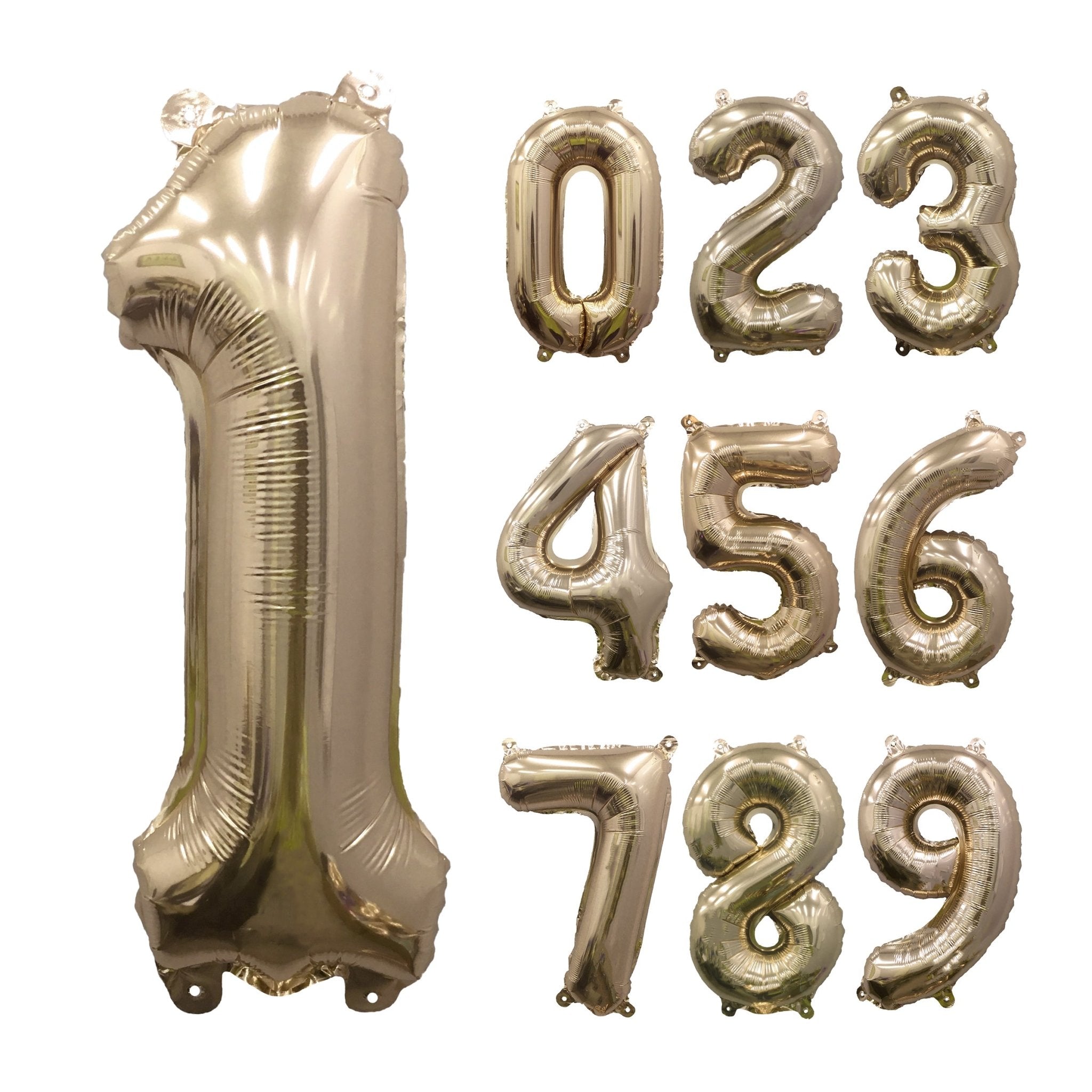 Gold Foil Number Balloon – 32" Party Decor | Ellie’s Party Supply