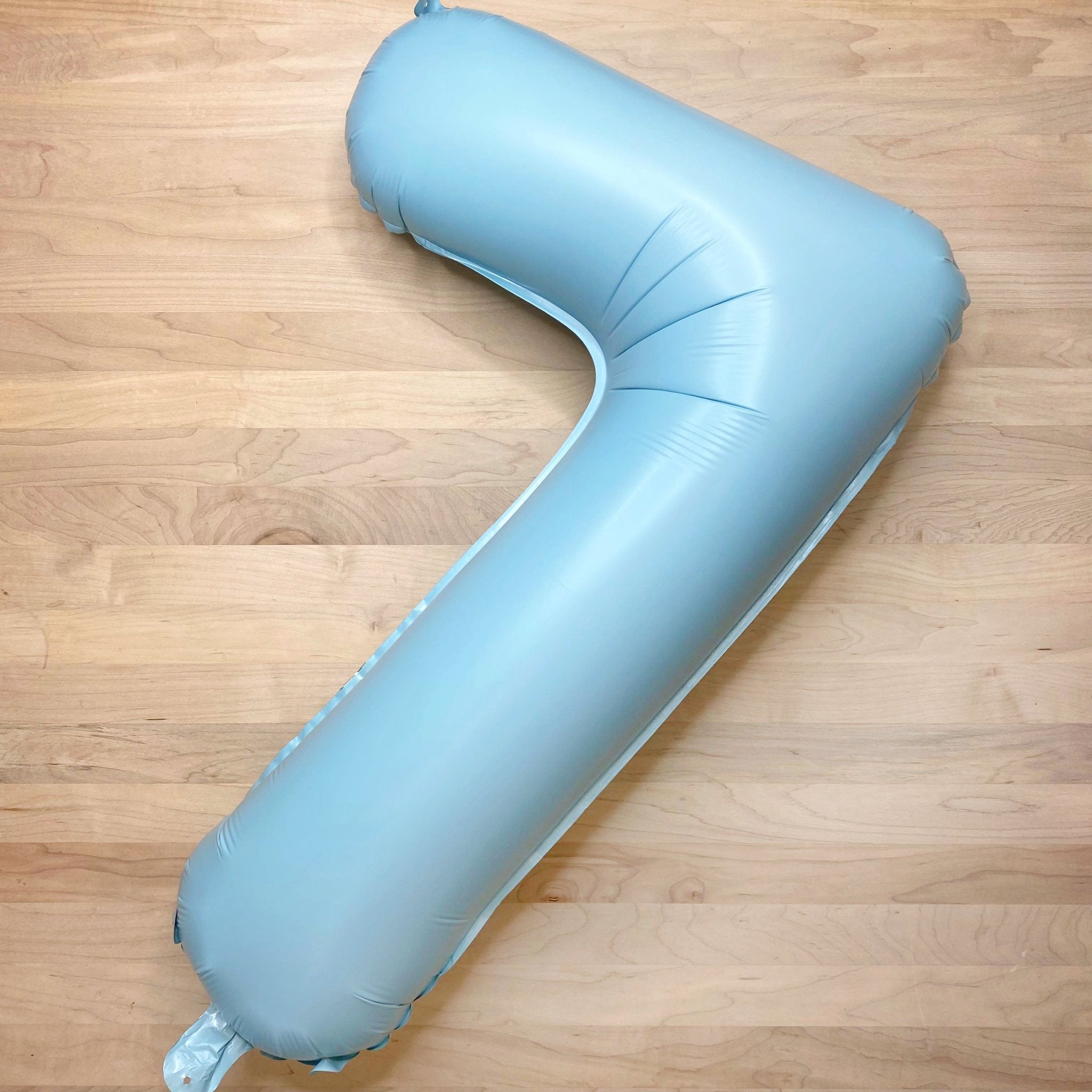 Pastel Blue Number Balloon