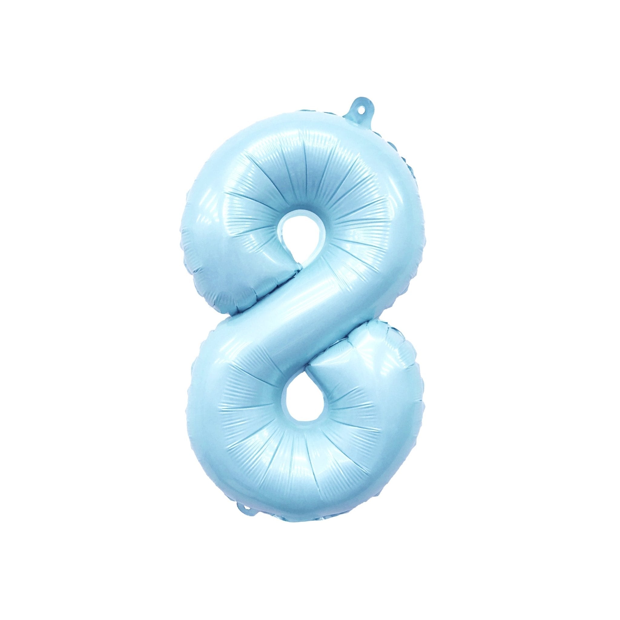 Pastel Blue Number Balloon