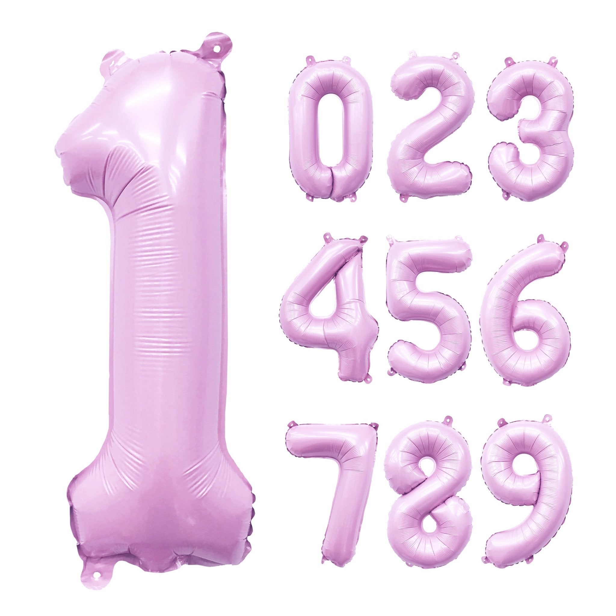 Pastel Pink Number Balloon