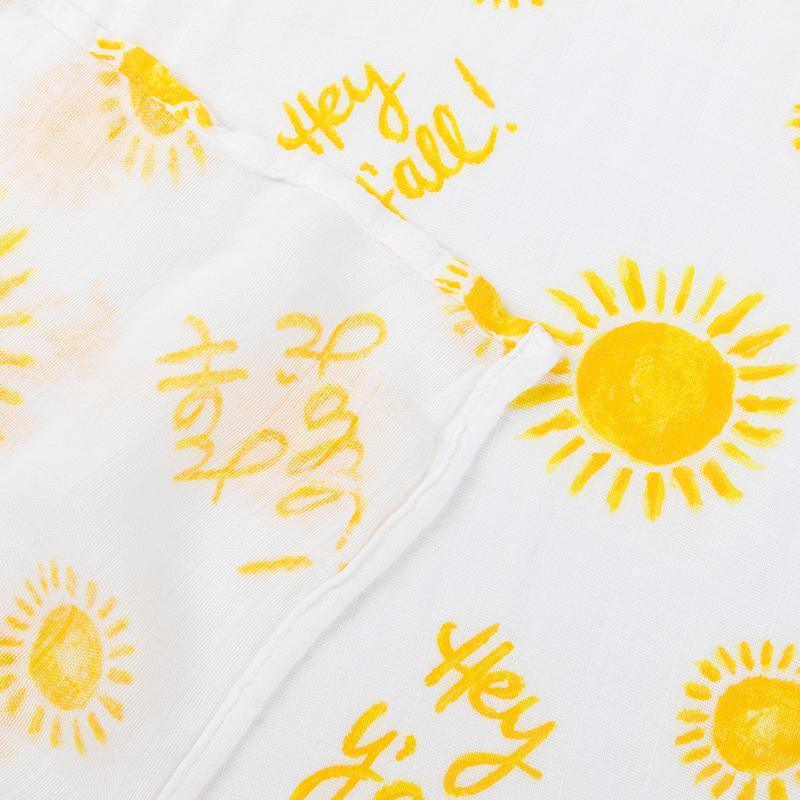 Gift Set: Hey Y'all Baby Muslin Swaddle Blanket And Burp Cloth/bib Combo