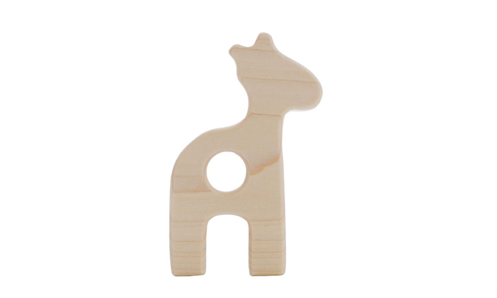 Giraffe Wooden Baby Grasping Toy