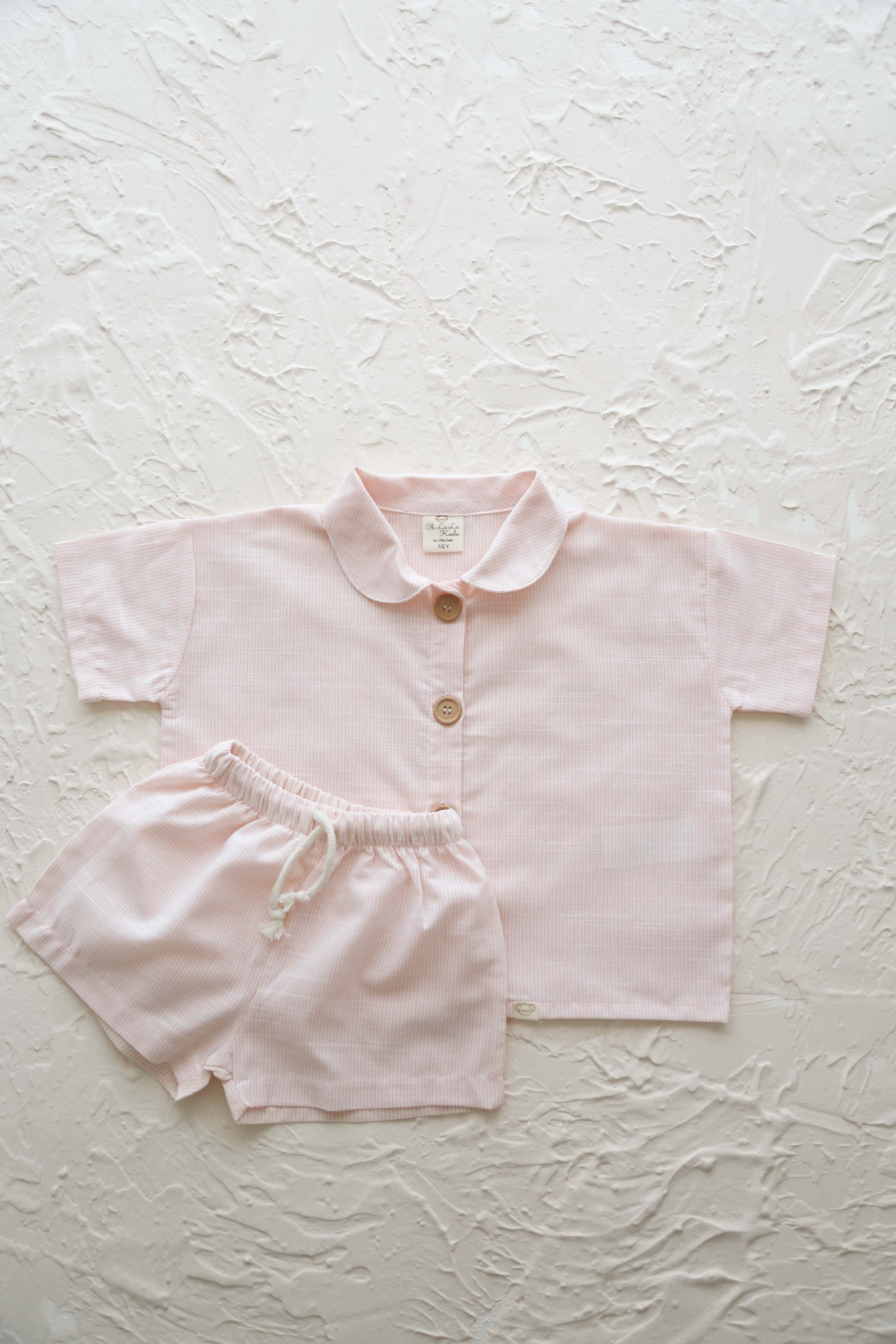 Girl Shirt-short Set