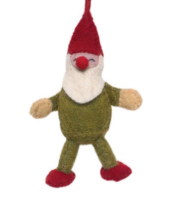 Gnome Ornament - Green