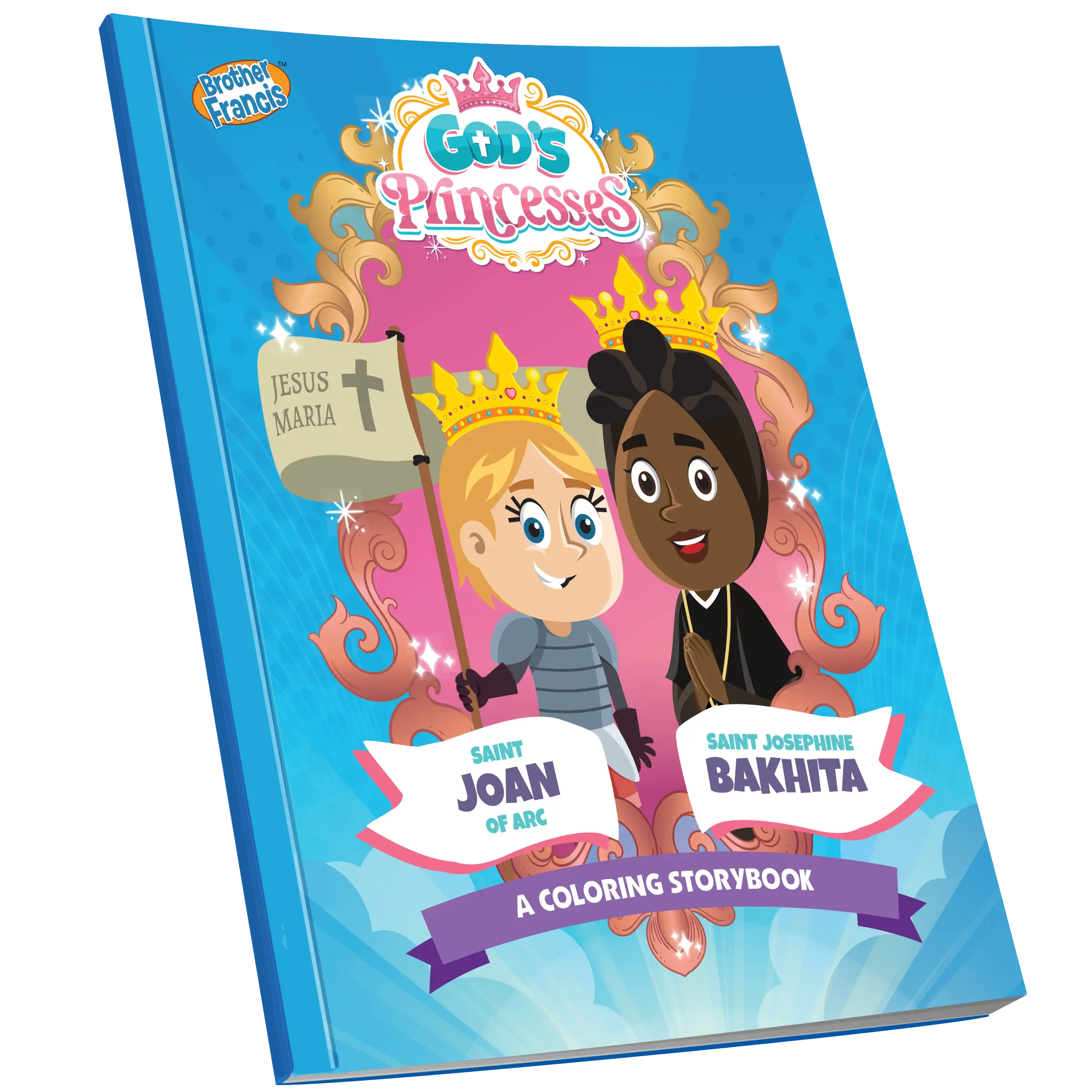 God's Princesses Volume 1 Coloring Book - St. Joan Of Arc And St. Josephine Bakhita