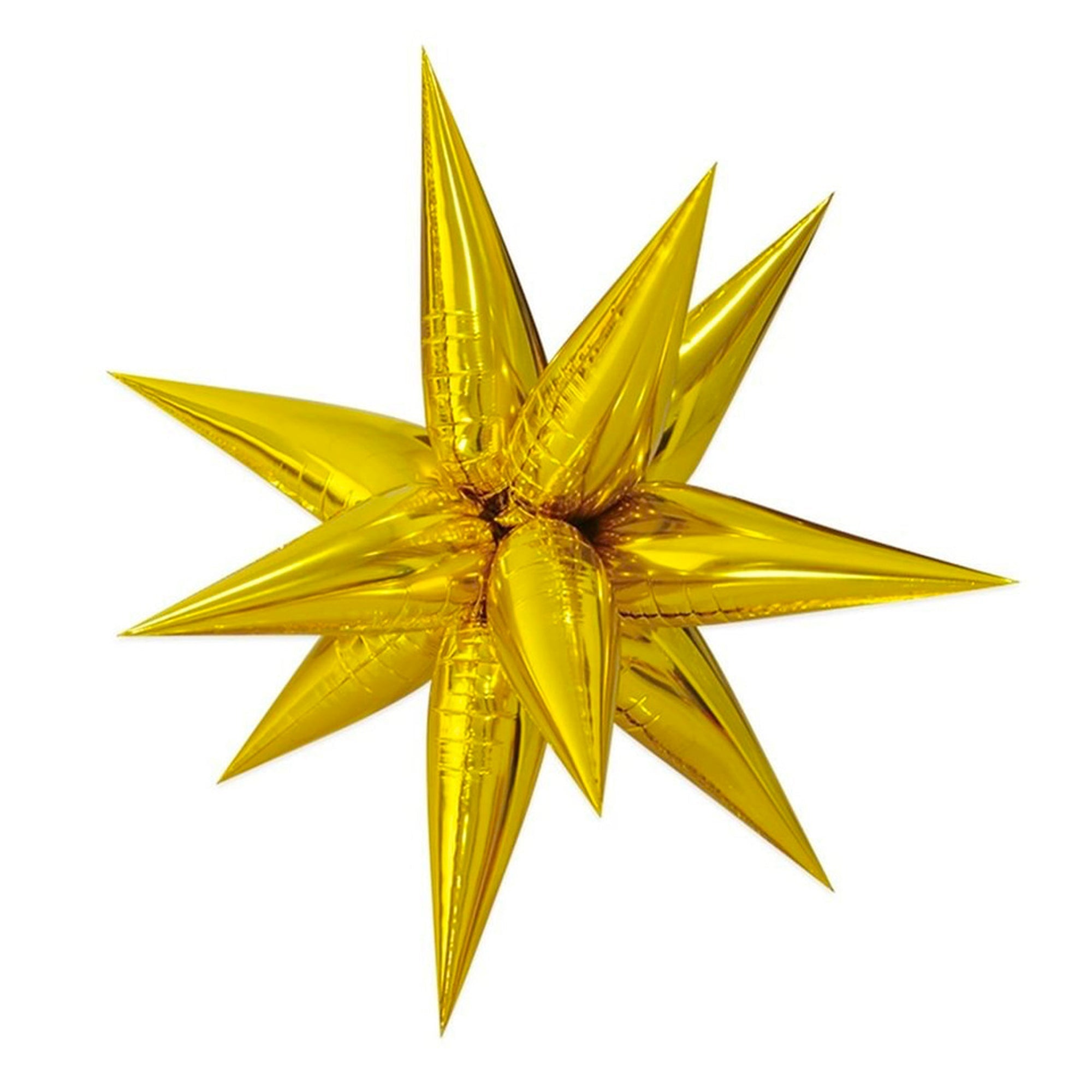 Yellow Gold Starburst Balloon