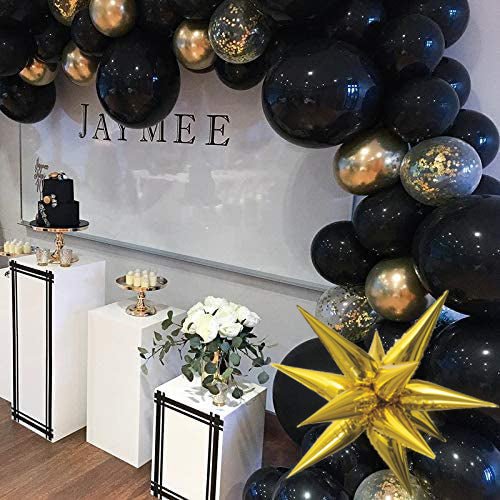 Yellow Gold Starburst Balloon