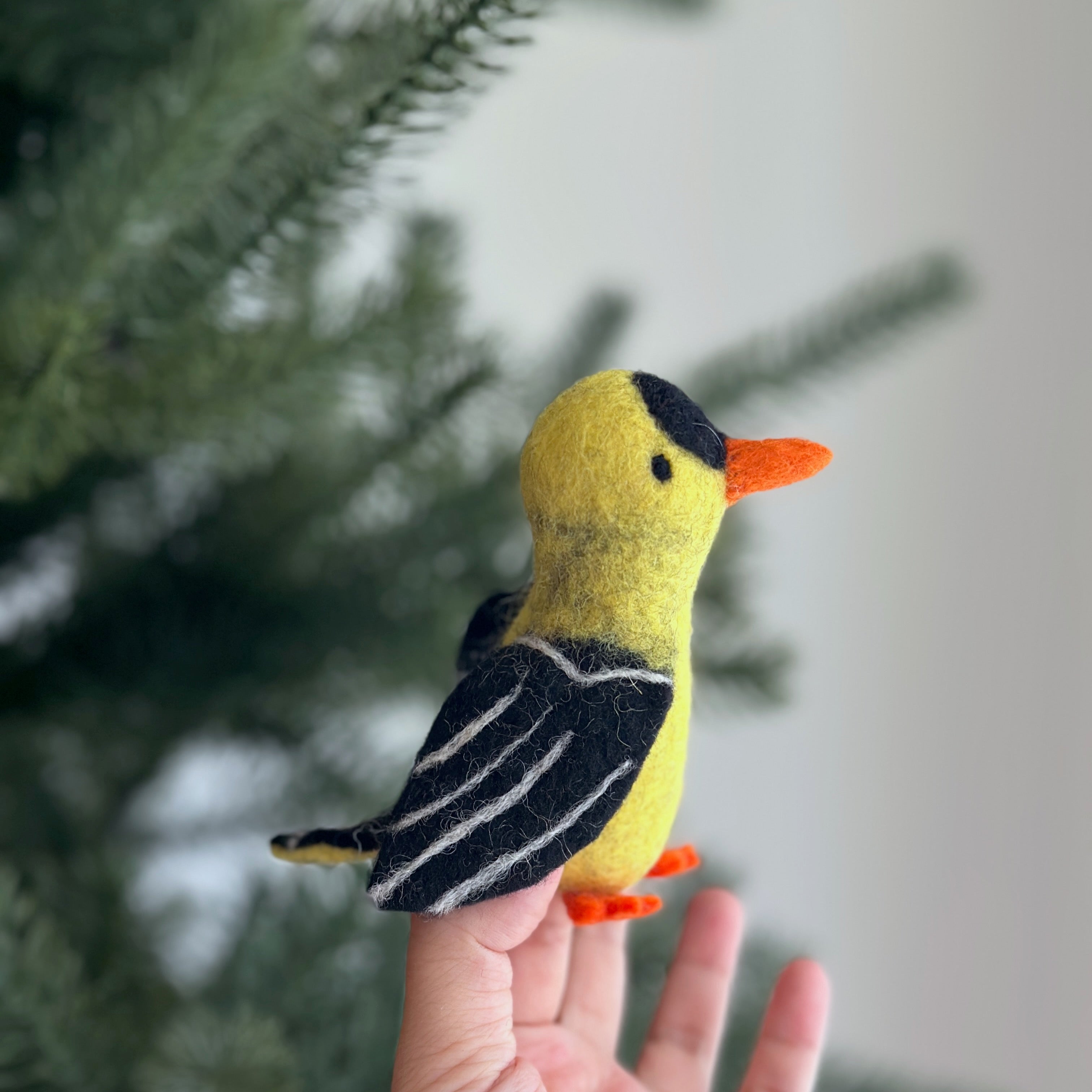 Goldfinch Finger Puppet