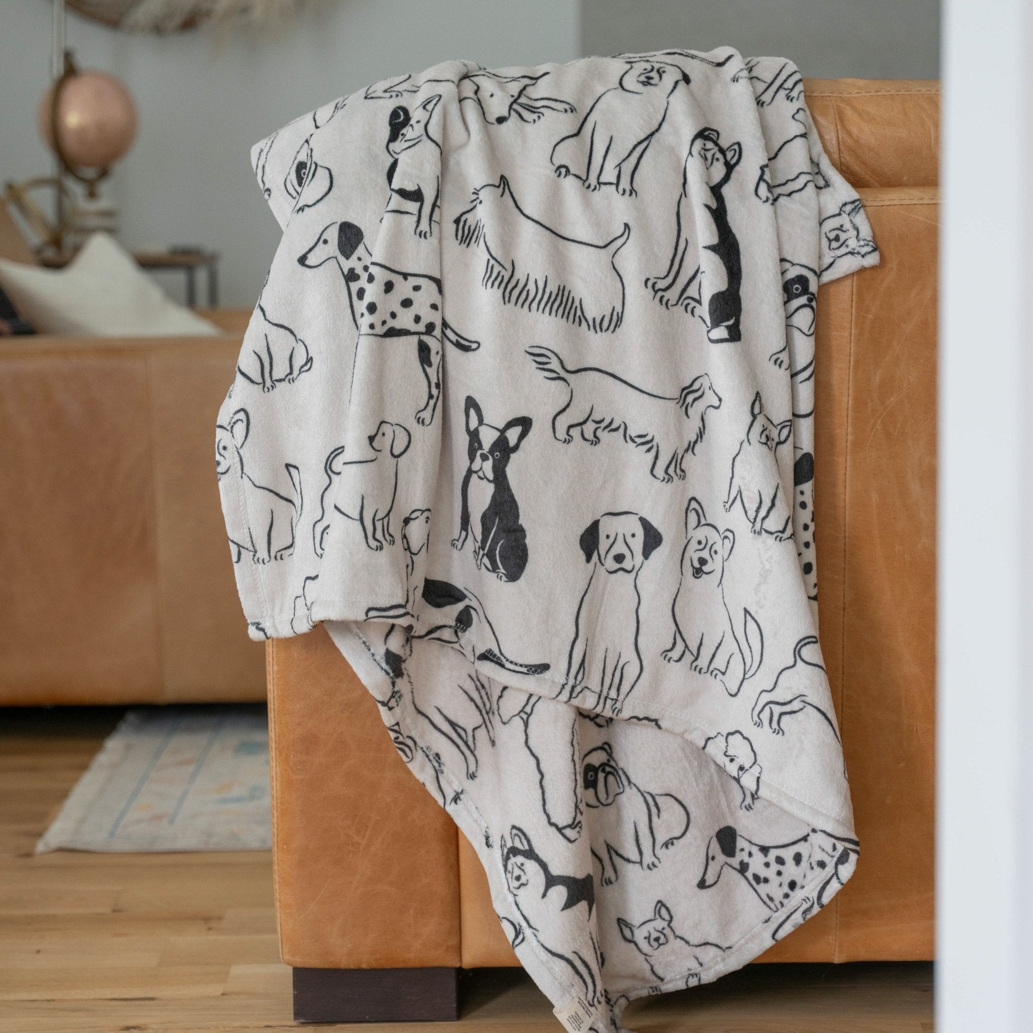 Good Dog Double Sided Throw Blanket