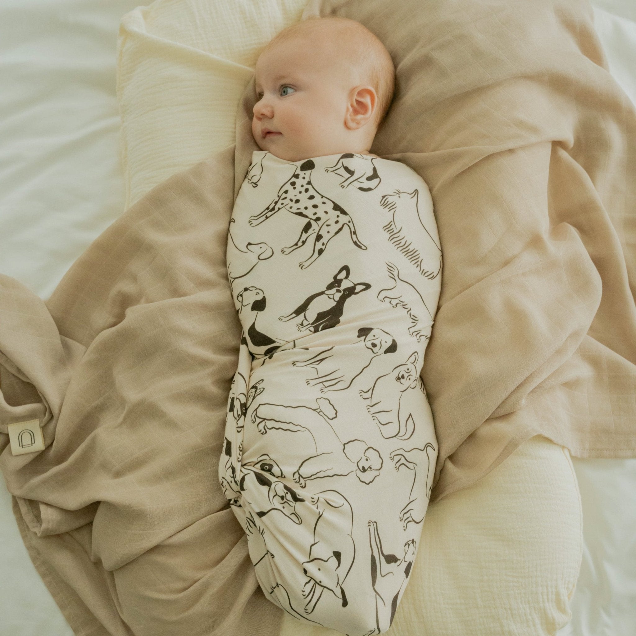 Good Dog Stretch Swaddle Blanket
