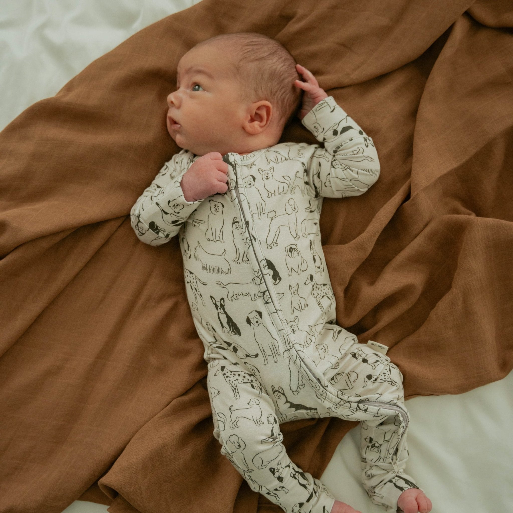 Good Dog Zipper Romper