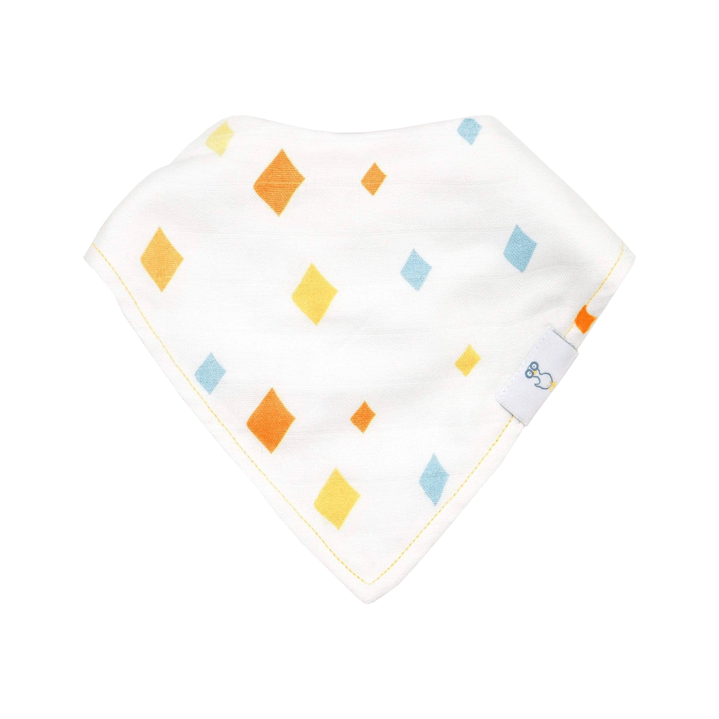 Awesome And Diamonds 2 Pk Muslin & Terry Cloth Bib Set