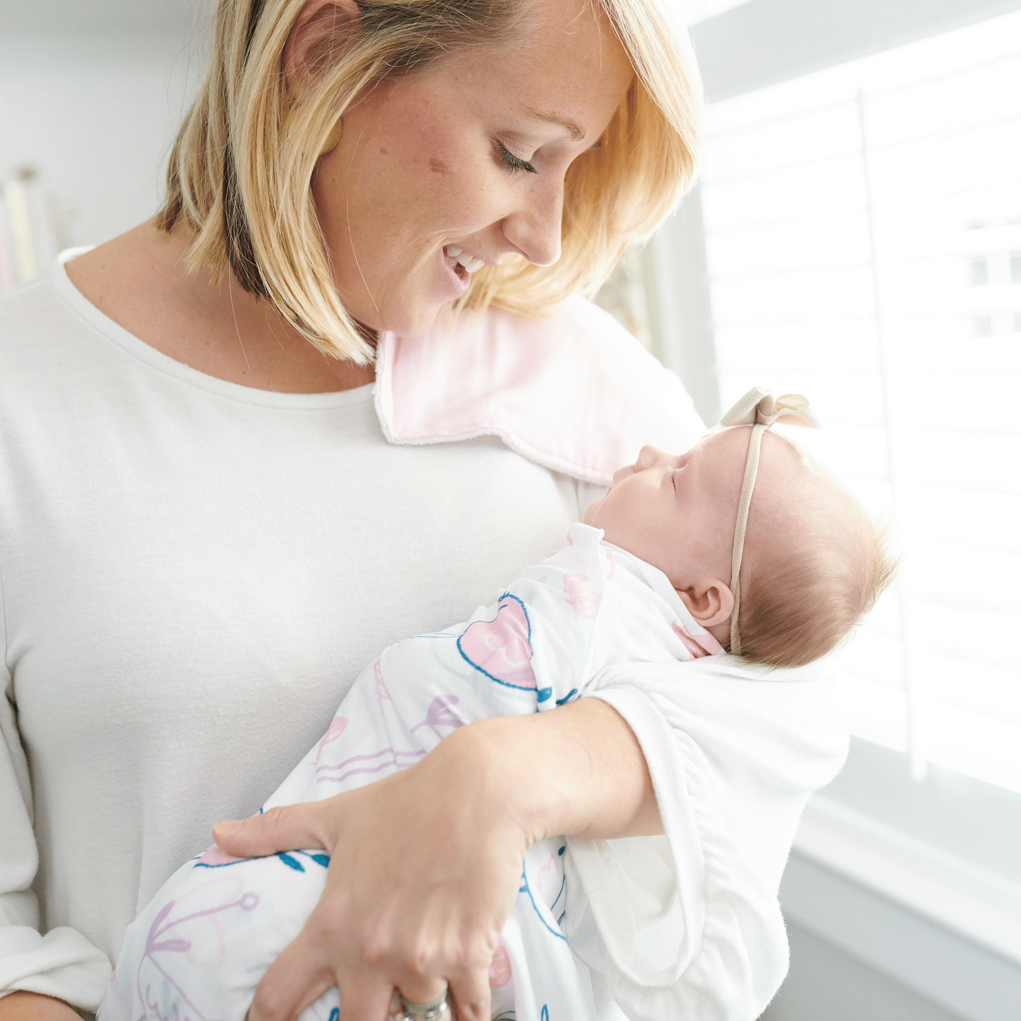 2 Pk Newborn Receiving Blankets | Baby Receiving Blankets